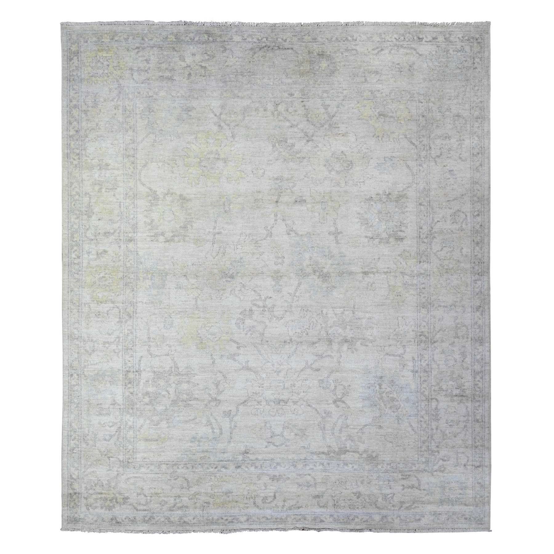 Oushak-And-Peshawar-Hand-Knotted-Rug-440250