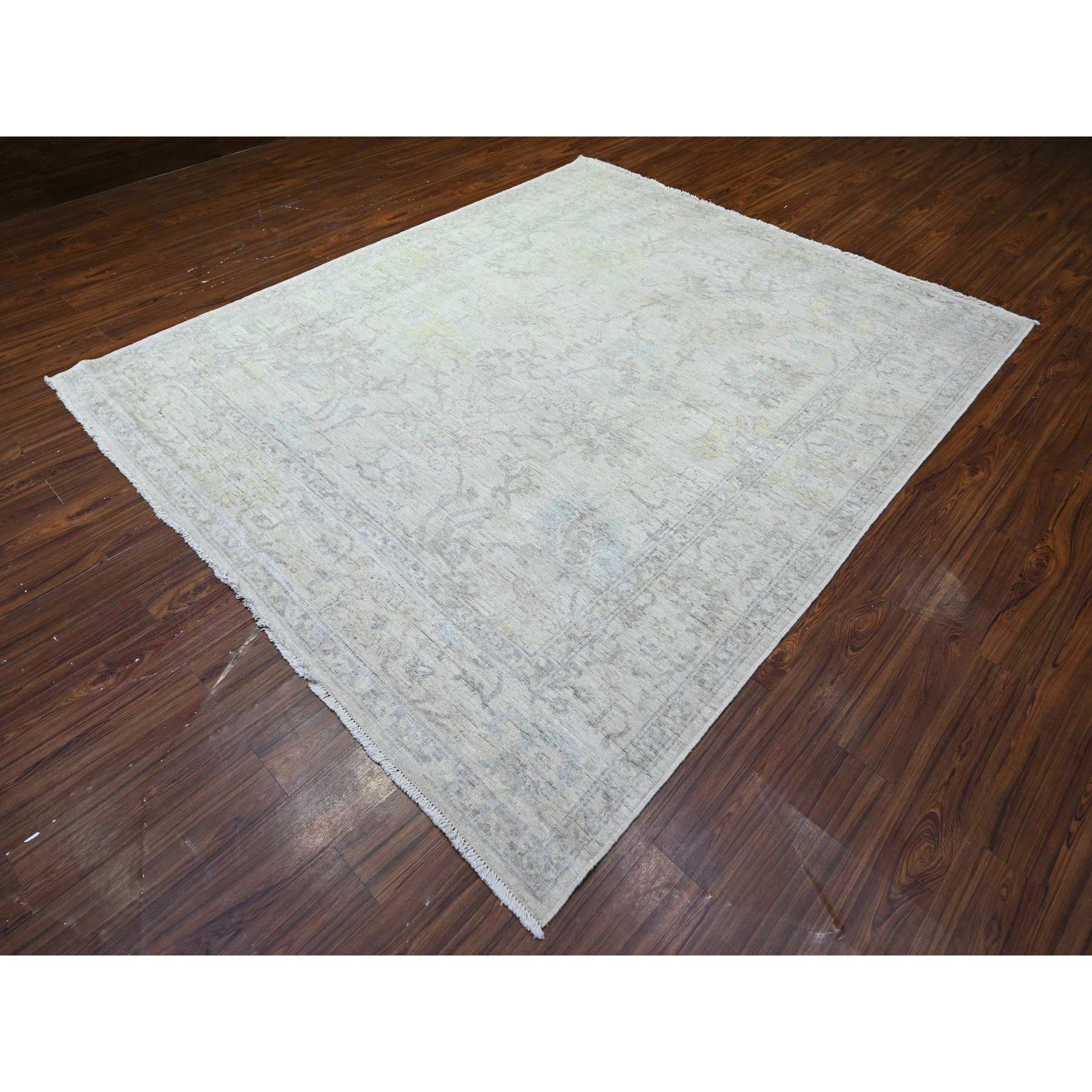 Oushak-And-Peshawar-Hand-Knotted-Rug-440250
