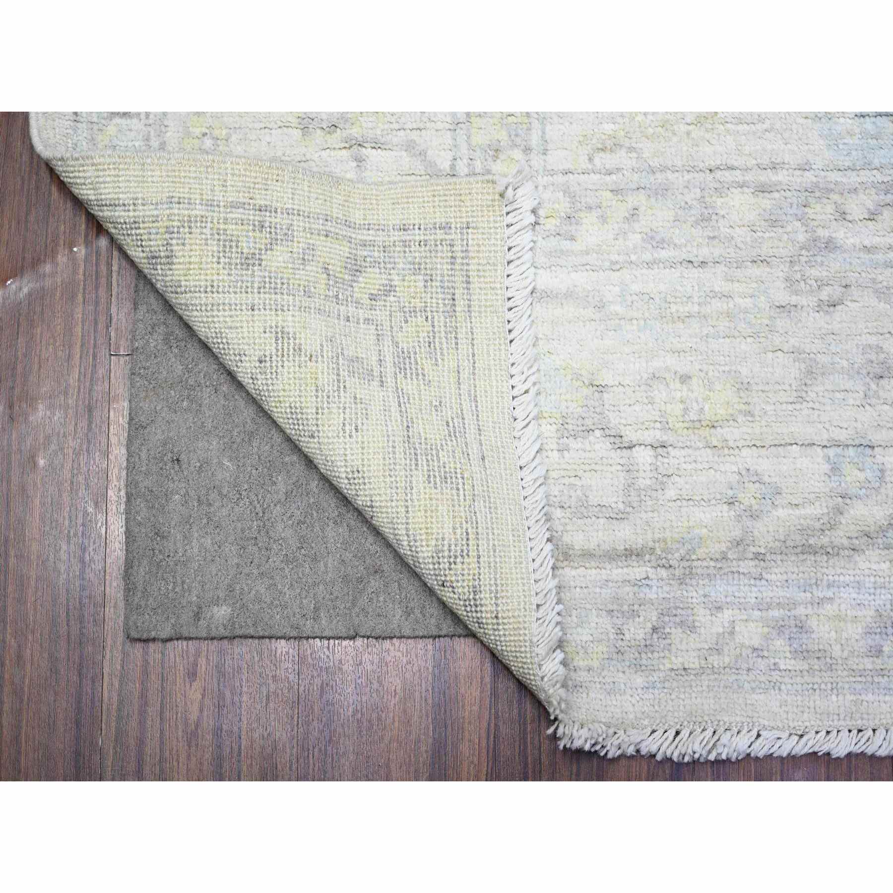 Oushak-And-Peshawar-Hand-Knotted-Rug-440250