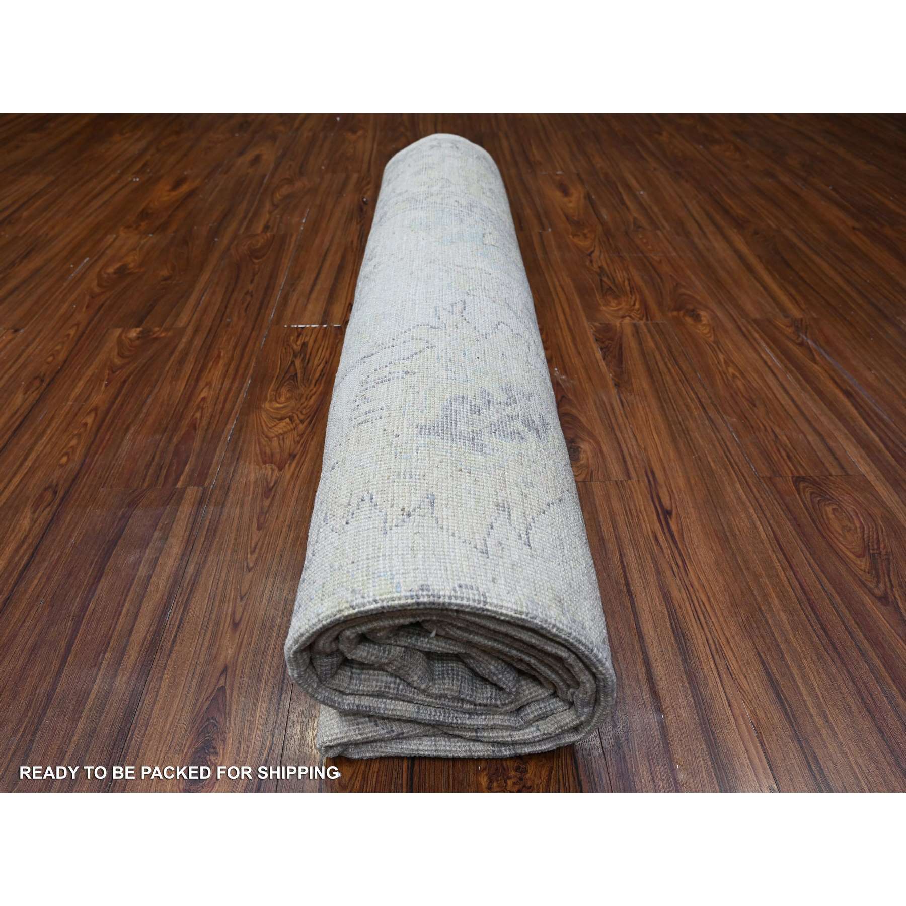 Oushak-And-Peshawar-Hand-Knotted-Rug-440250