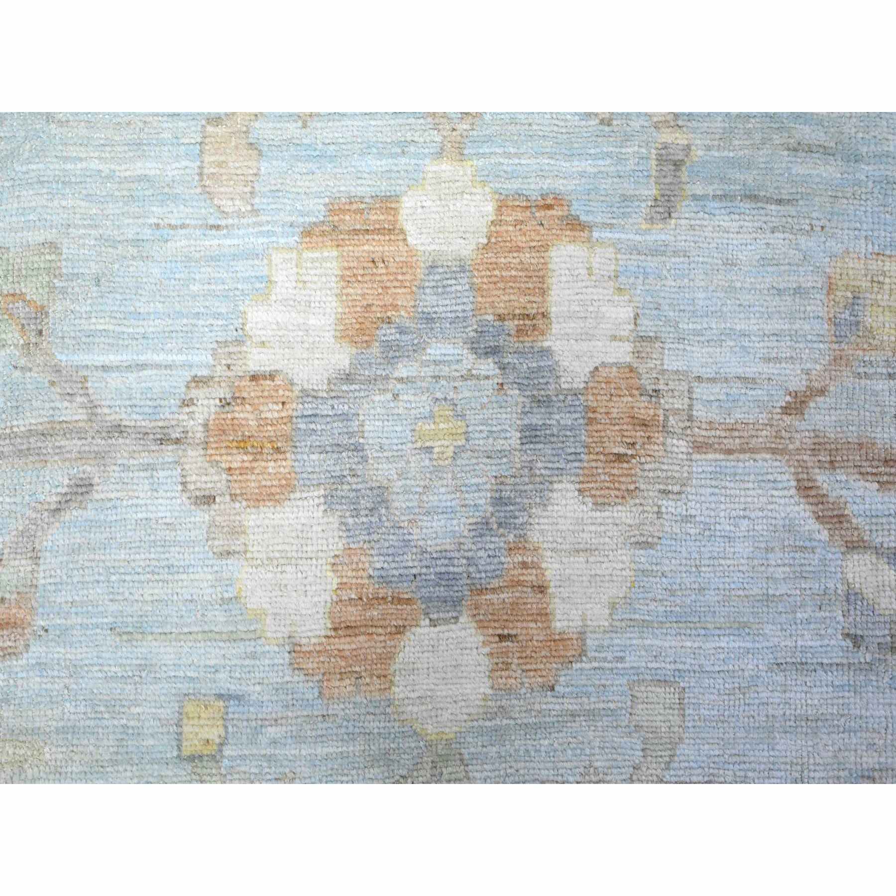 Oushak-And-Peshawar-Hand-Knotted-Rug-440340