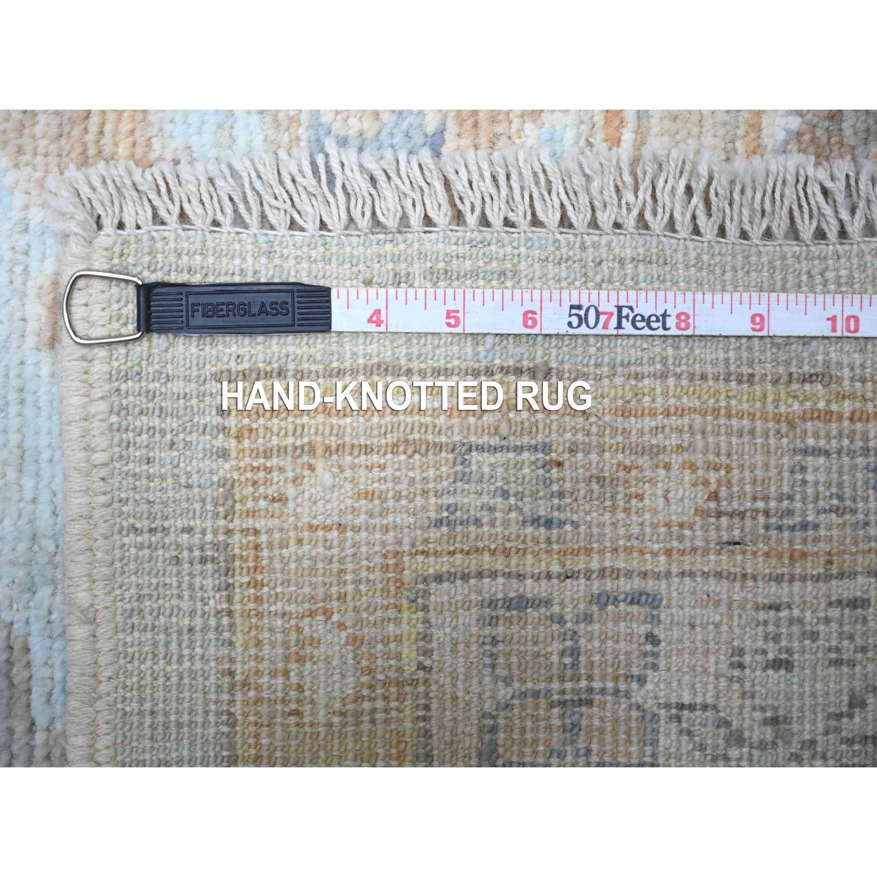 Oushak-And-Peshawar-Hand-Knotted-Rug-440340