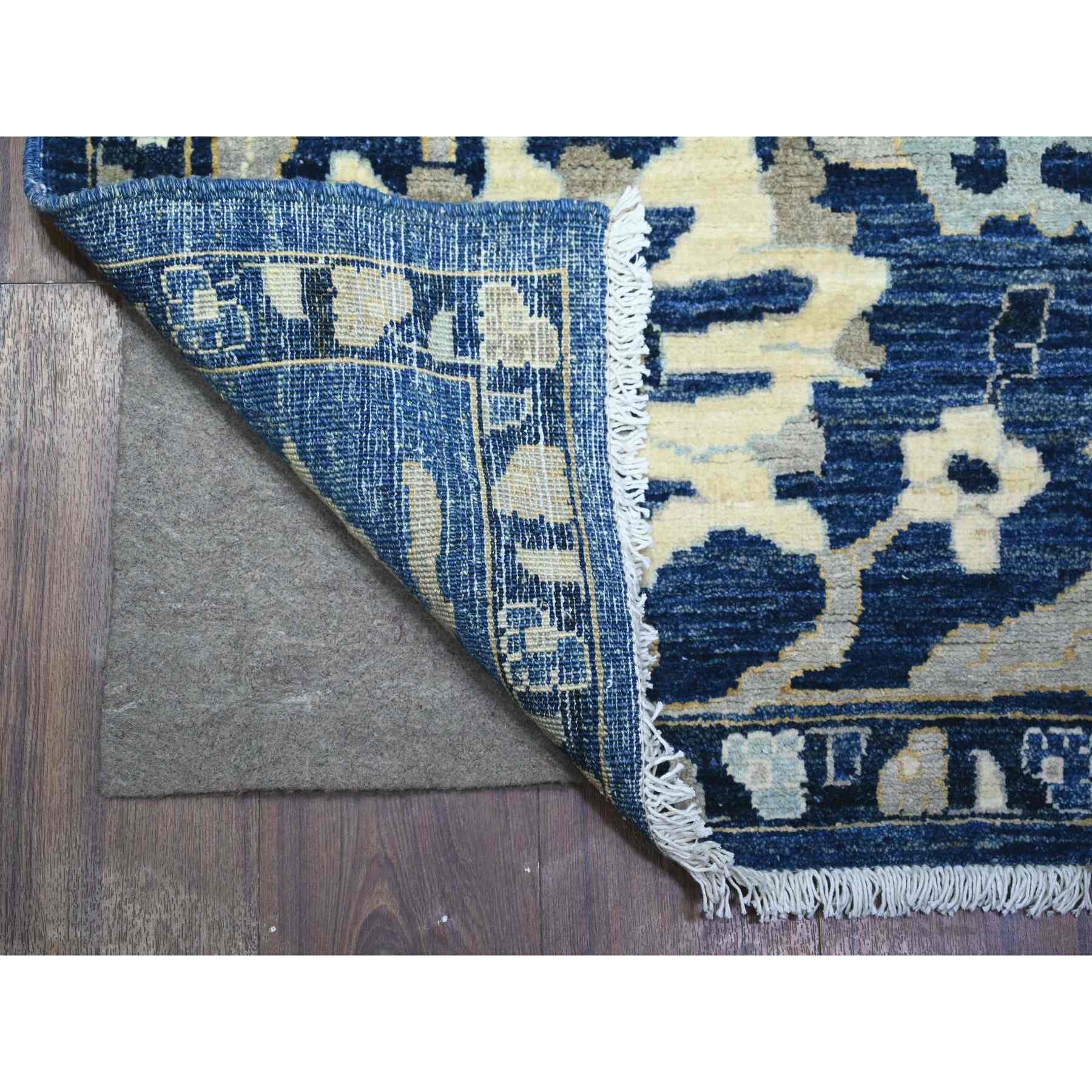 Oushak-And-Peshawar-Hand-Knotted-Rug-440375
