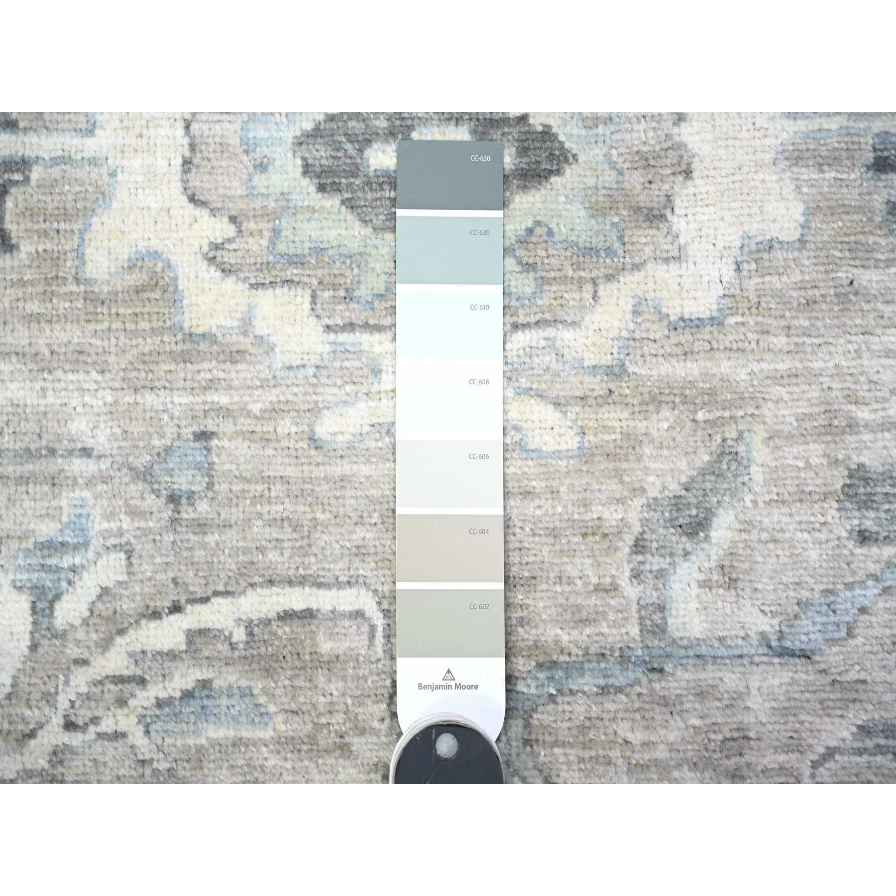 Oushak-And-Peshawar-Hand-Knotted-Rug-440390