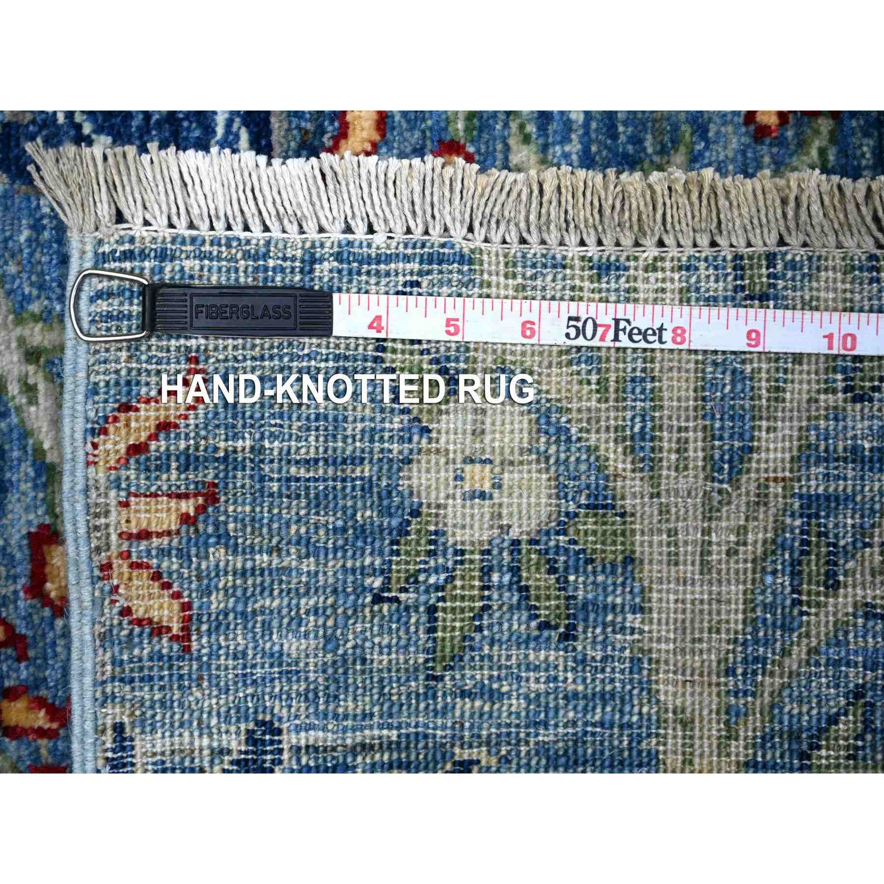 Oushak-And-Peshawar-Hand-Knotted-Rug-440550