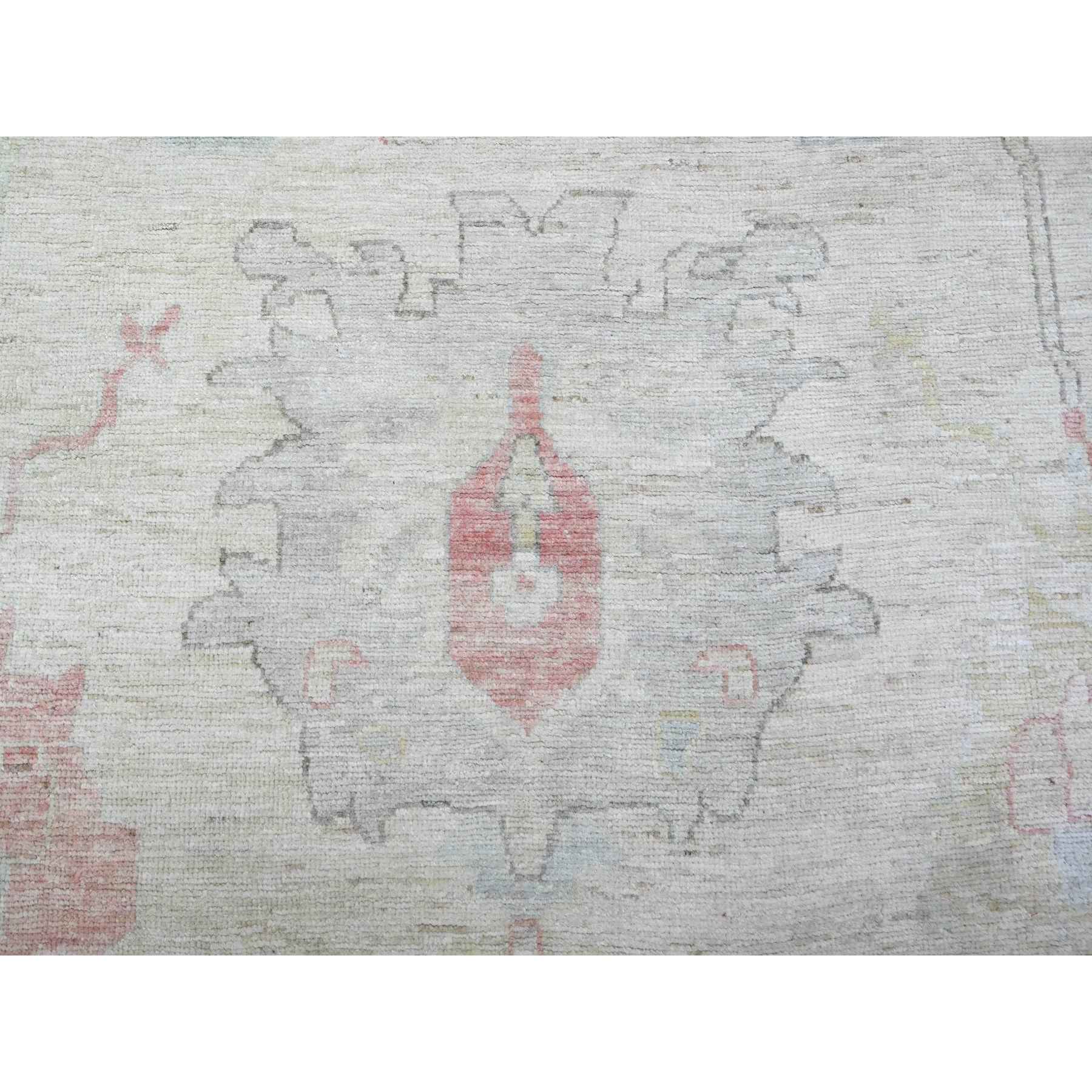 Oushak-And-Peshawar-Hand-Knotted-Rug-440555