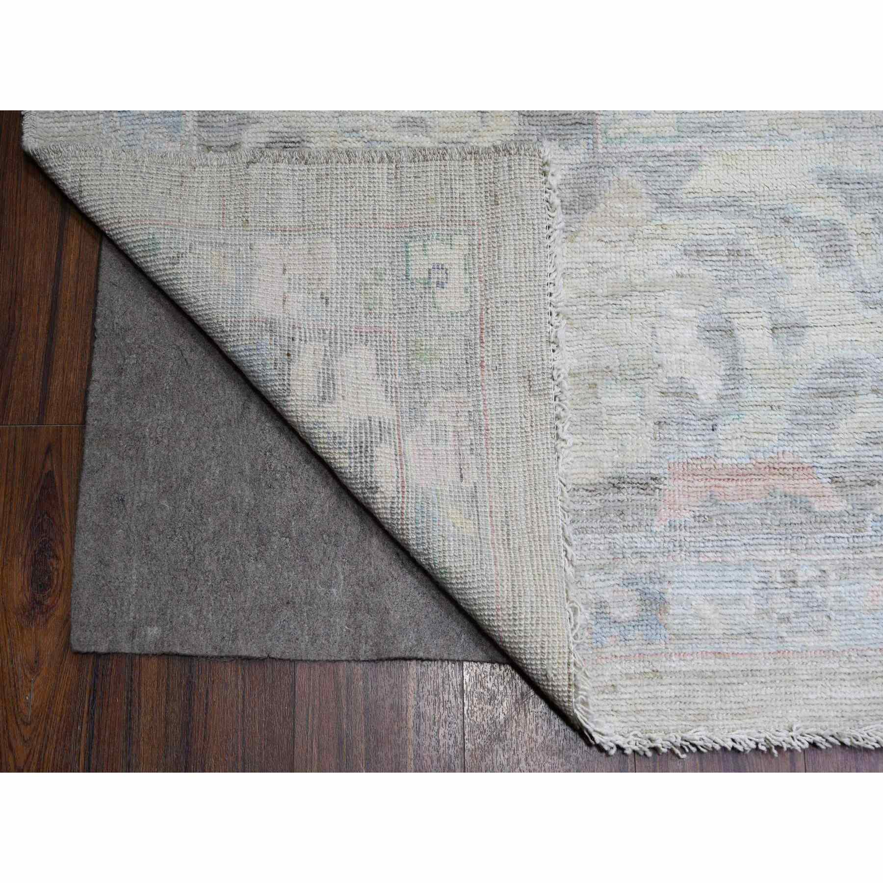 Oushak-And-Peshawar-Hand-Knotted-Rug-440680