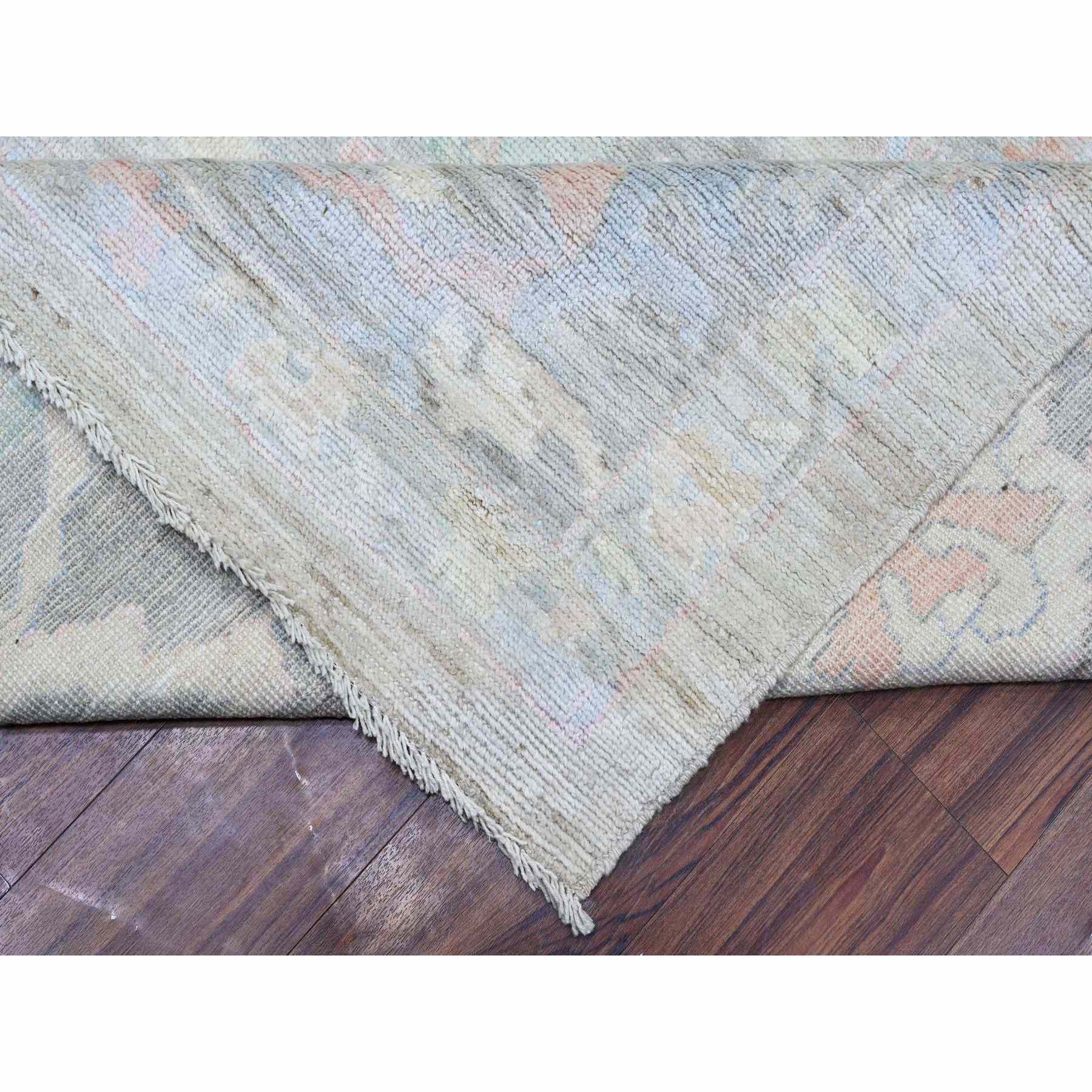 Oushak-And-Peshawar-Hand-Knotted-Rug-440680