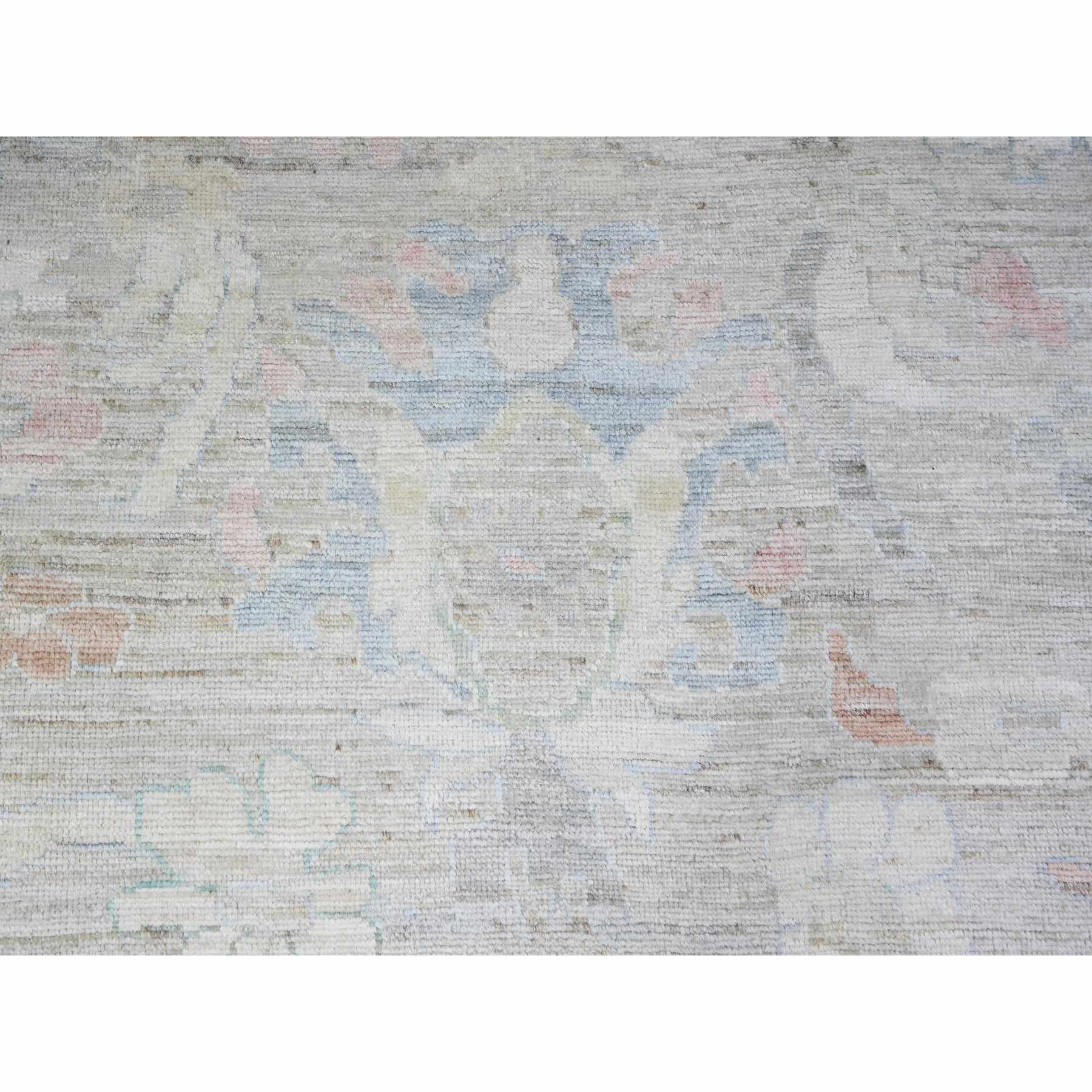 Oushak-And-Peshawar-Hand-Knotted-Rug-440680