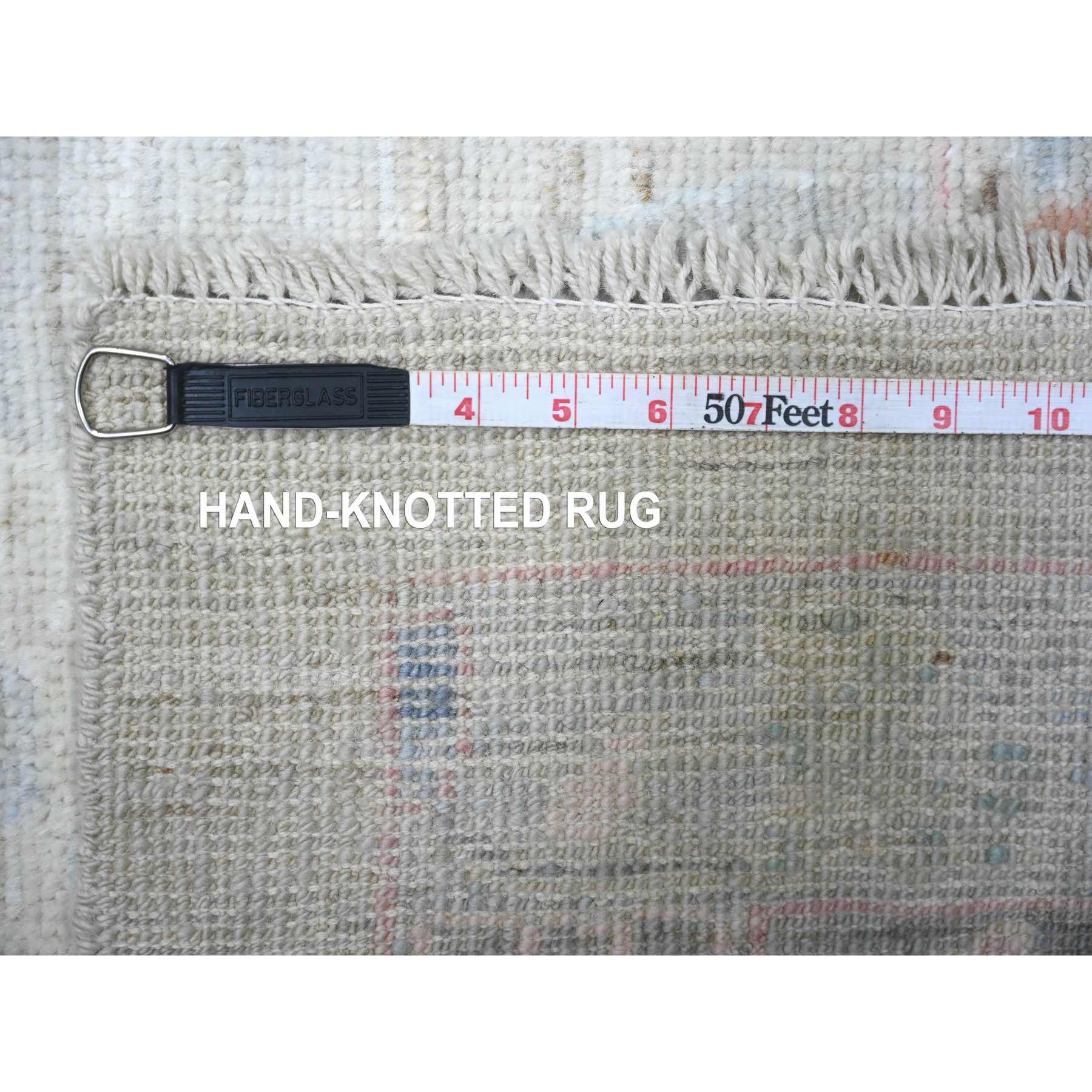Oushak-And-Peshawar-Hand-Knotted-Rug-440680
