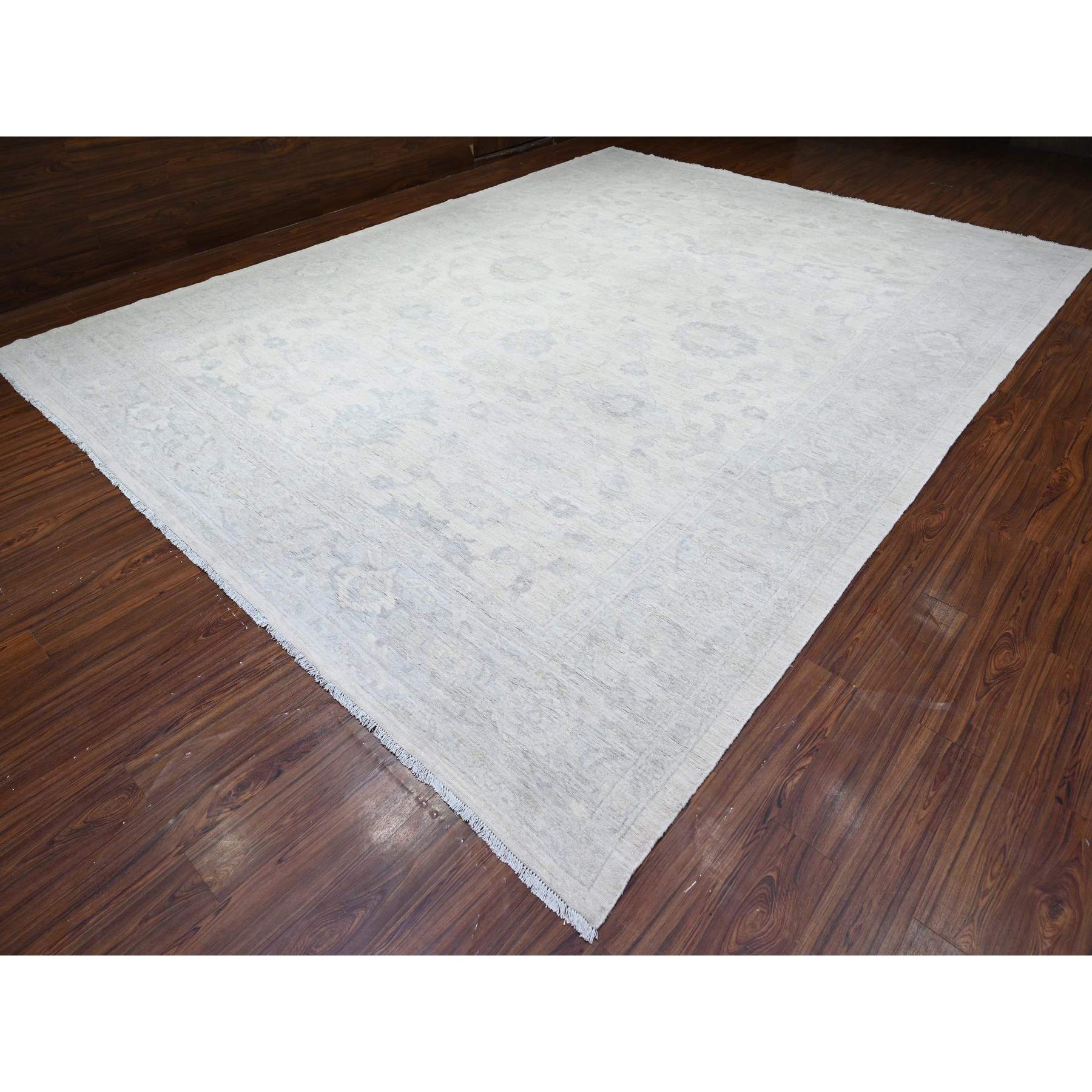 Oushak-And-Peshawar-Hand-Knotted-Rug-440705