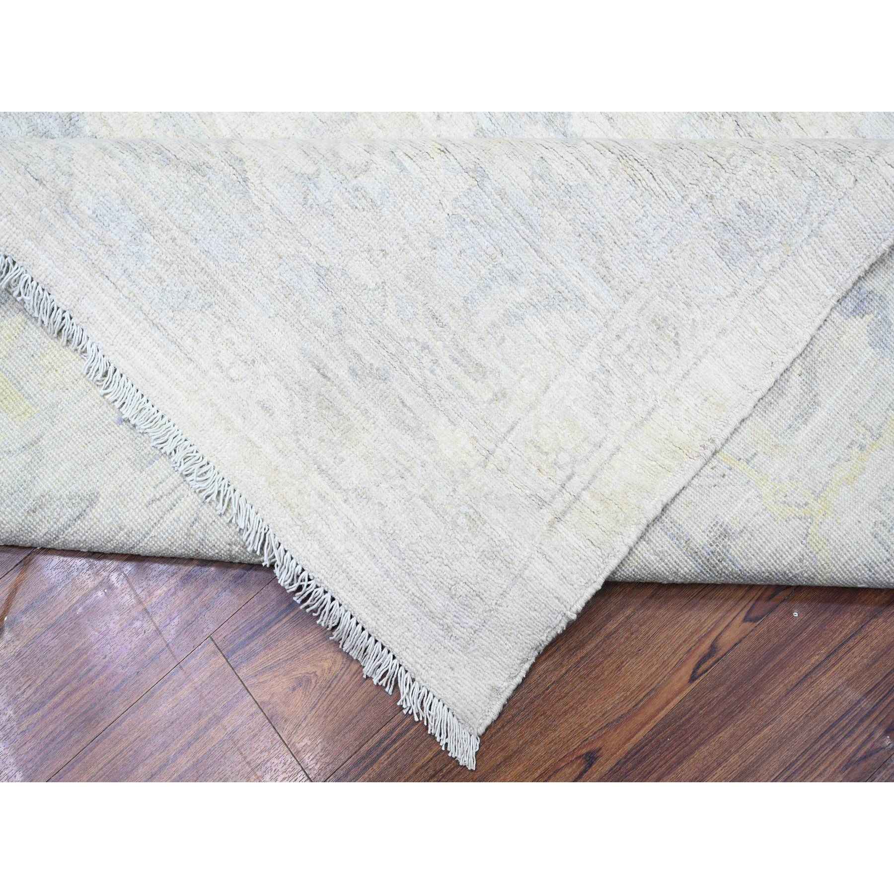 Oushak-And-Peshawar-Hand-Knotted-Rug-440705