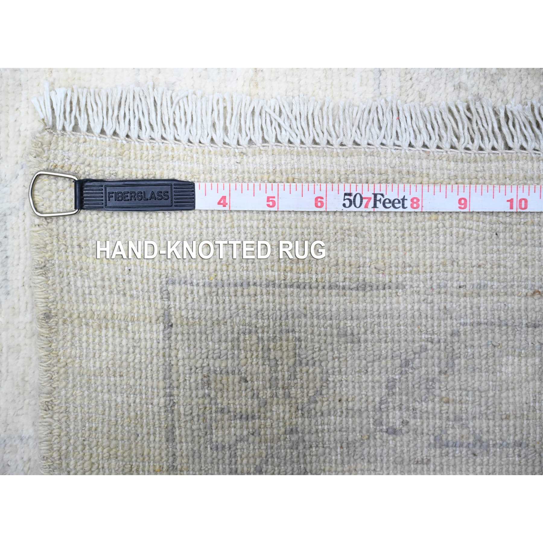 Oushak-And-Peshawar-Hand-Knotted-Rug-440705