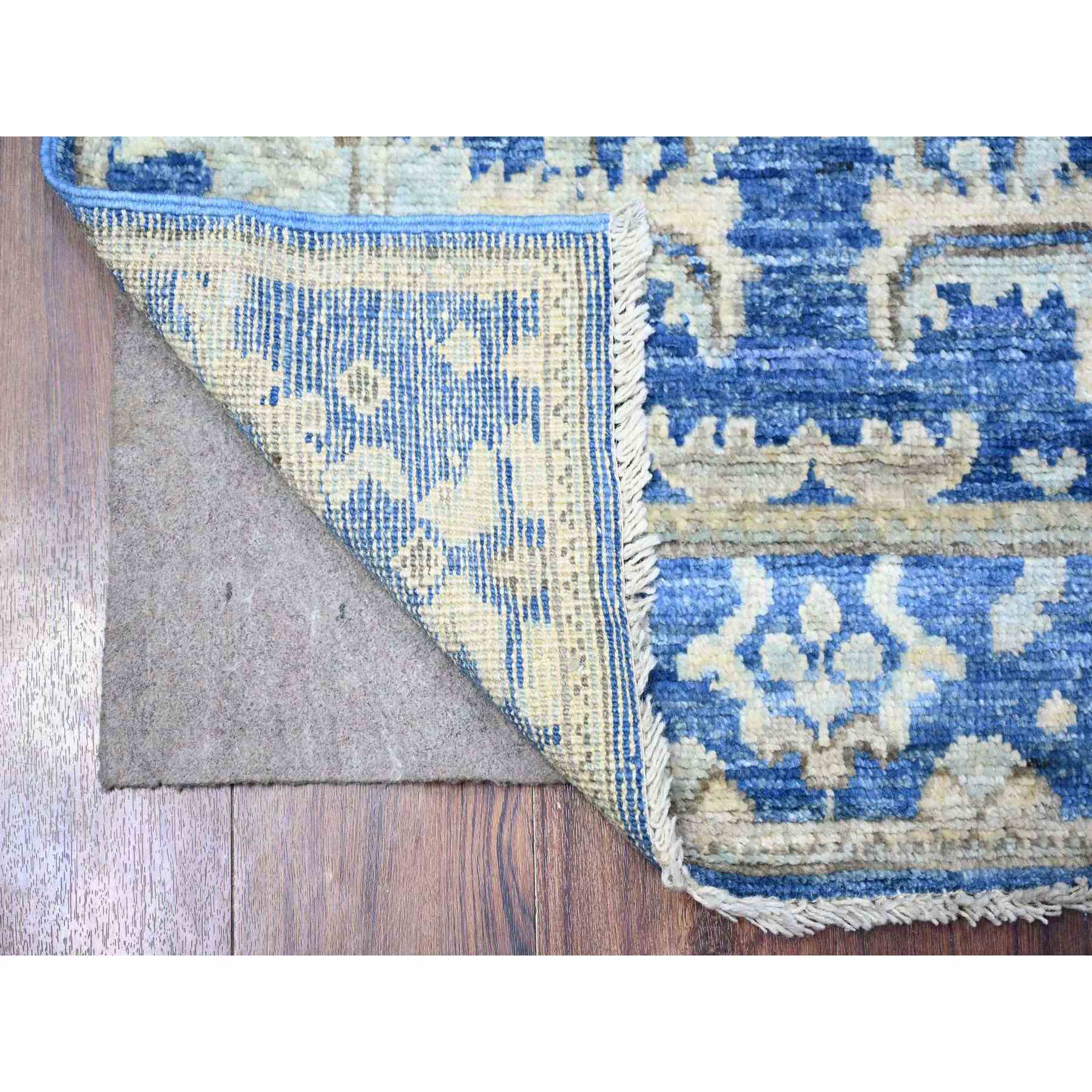 Oushak-And-Peshawar-Hand-Knotted-Rug-440735