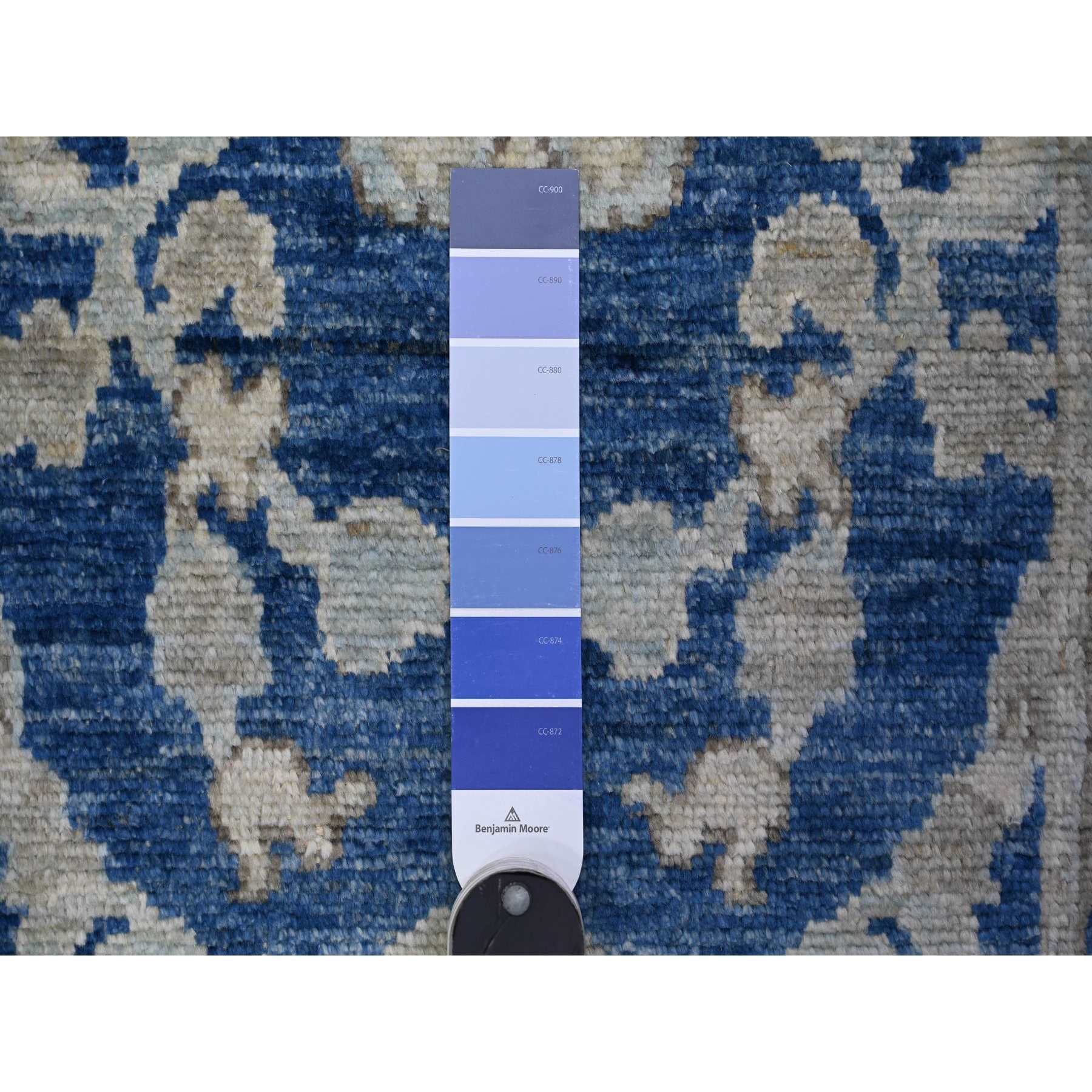 Oushak-And-Peshawar-Hand-Knotted-Rug-440735