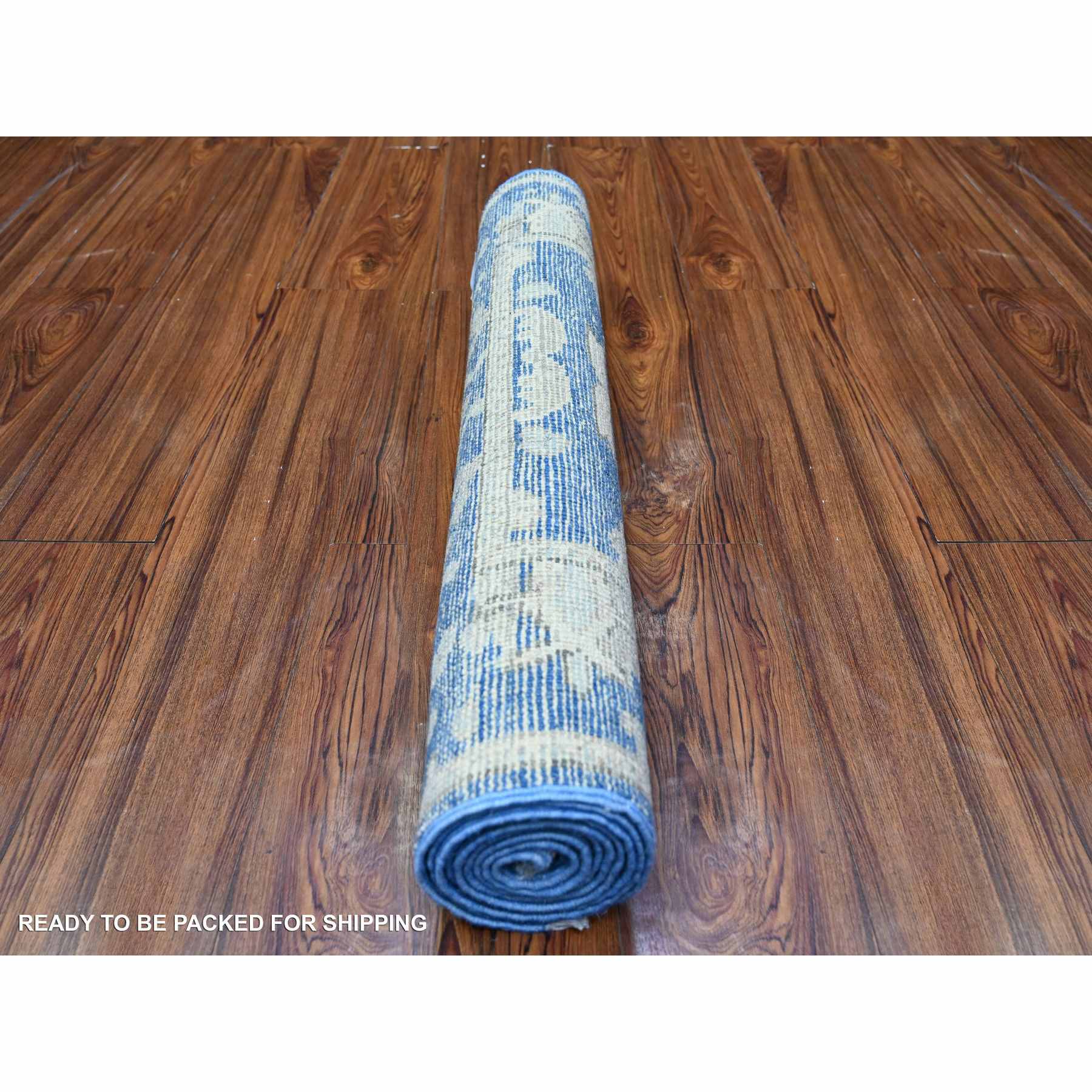 Oushak-And-Peshawar-Hand-Knotted-Rug-440735
