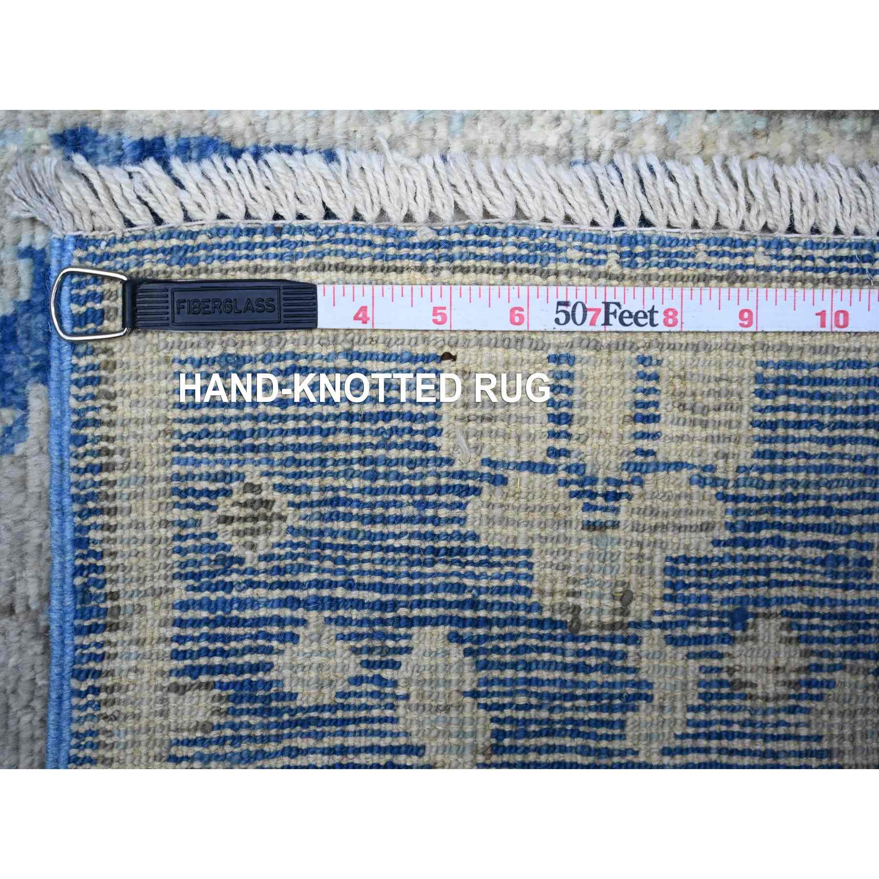 Oushak-And-Peshawar-Hand-Knotted-Rug-440735