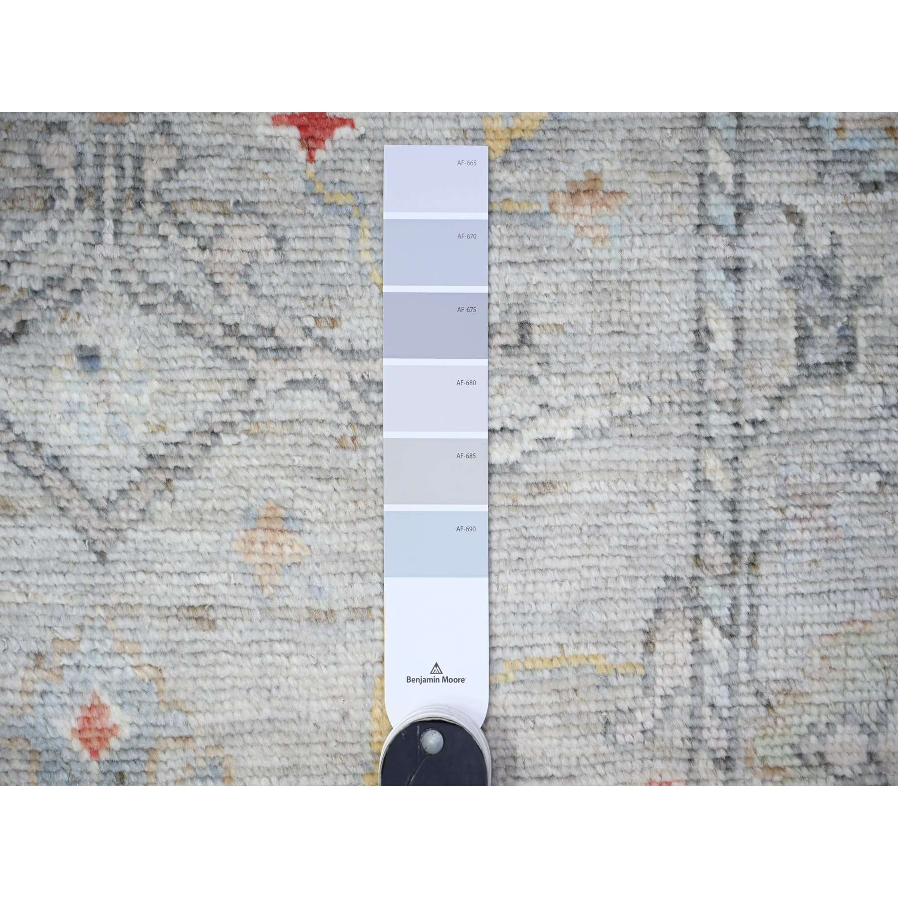 Oushak-And-Peshawar-Hand-Knotted-Rug-440745