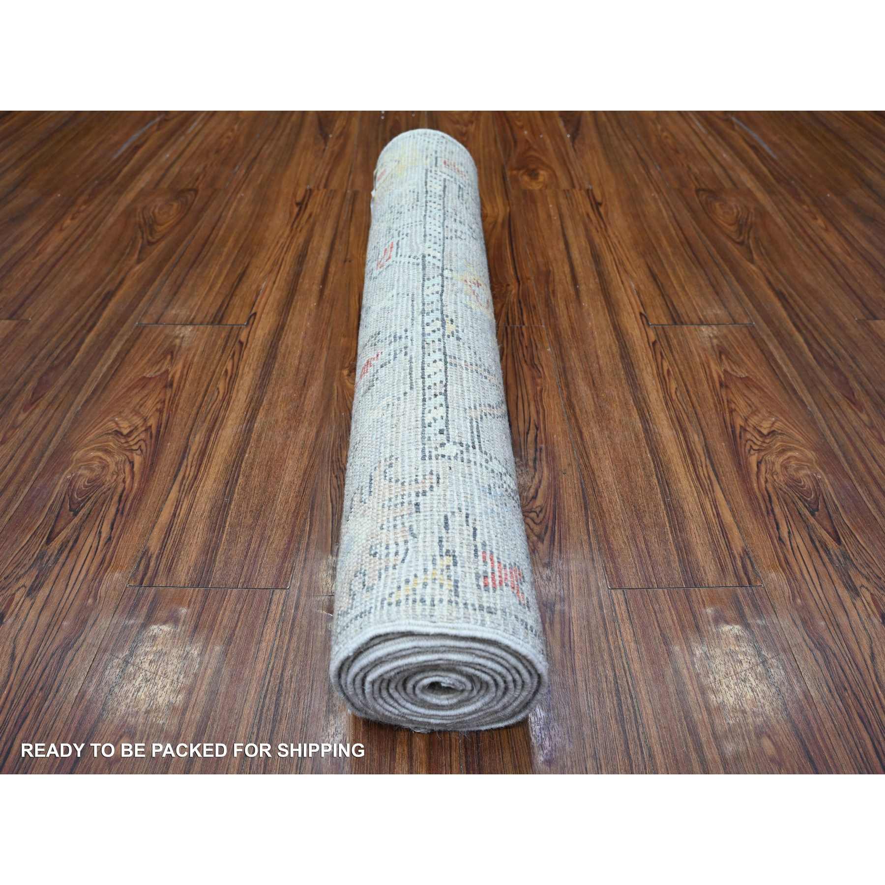 Oushak-And-Peshawar-Hand-Knotted-Rug-440745