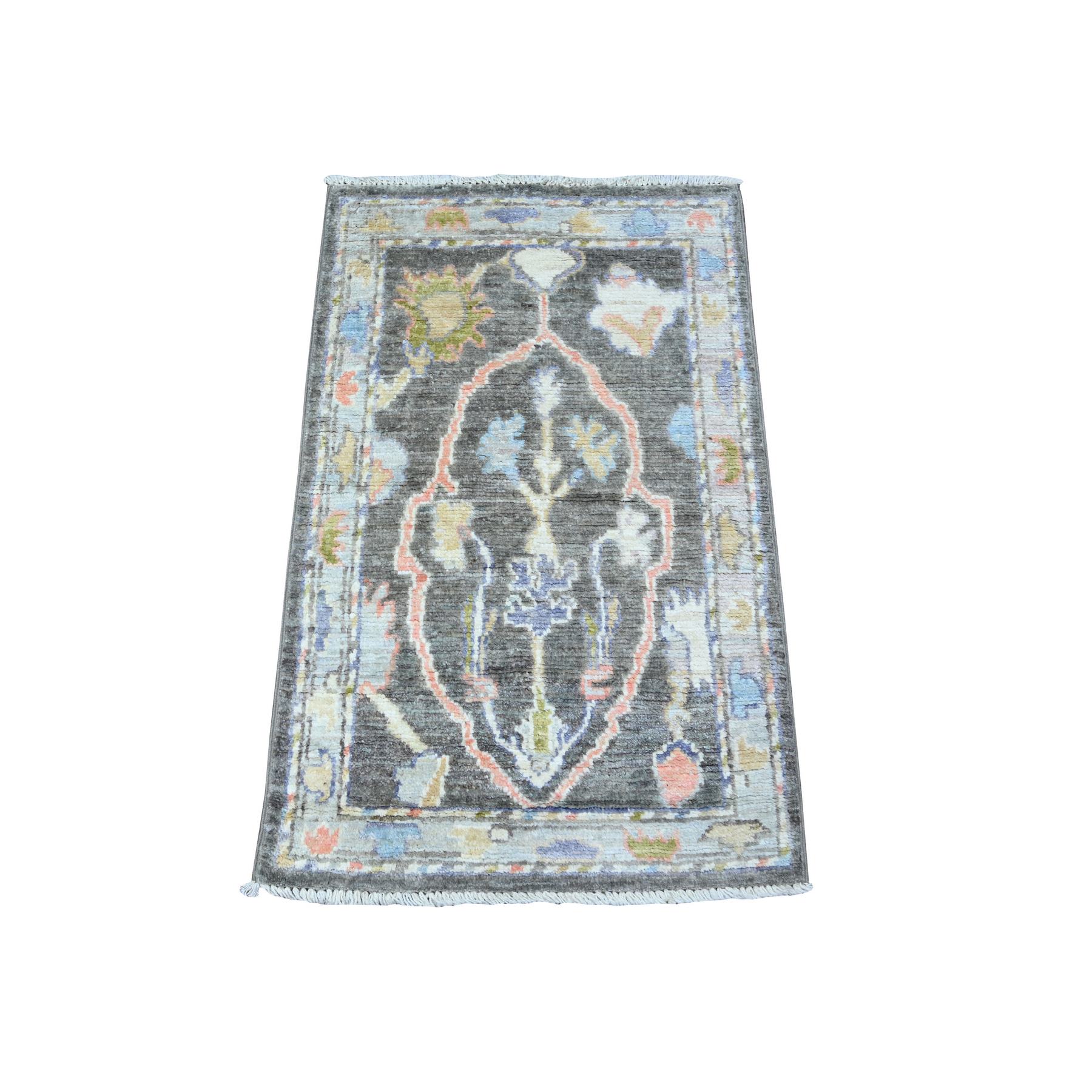 Oushak-And-Peshawar-Hand-Knotted-Rug-440800