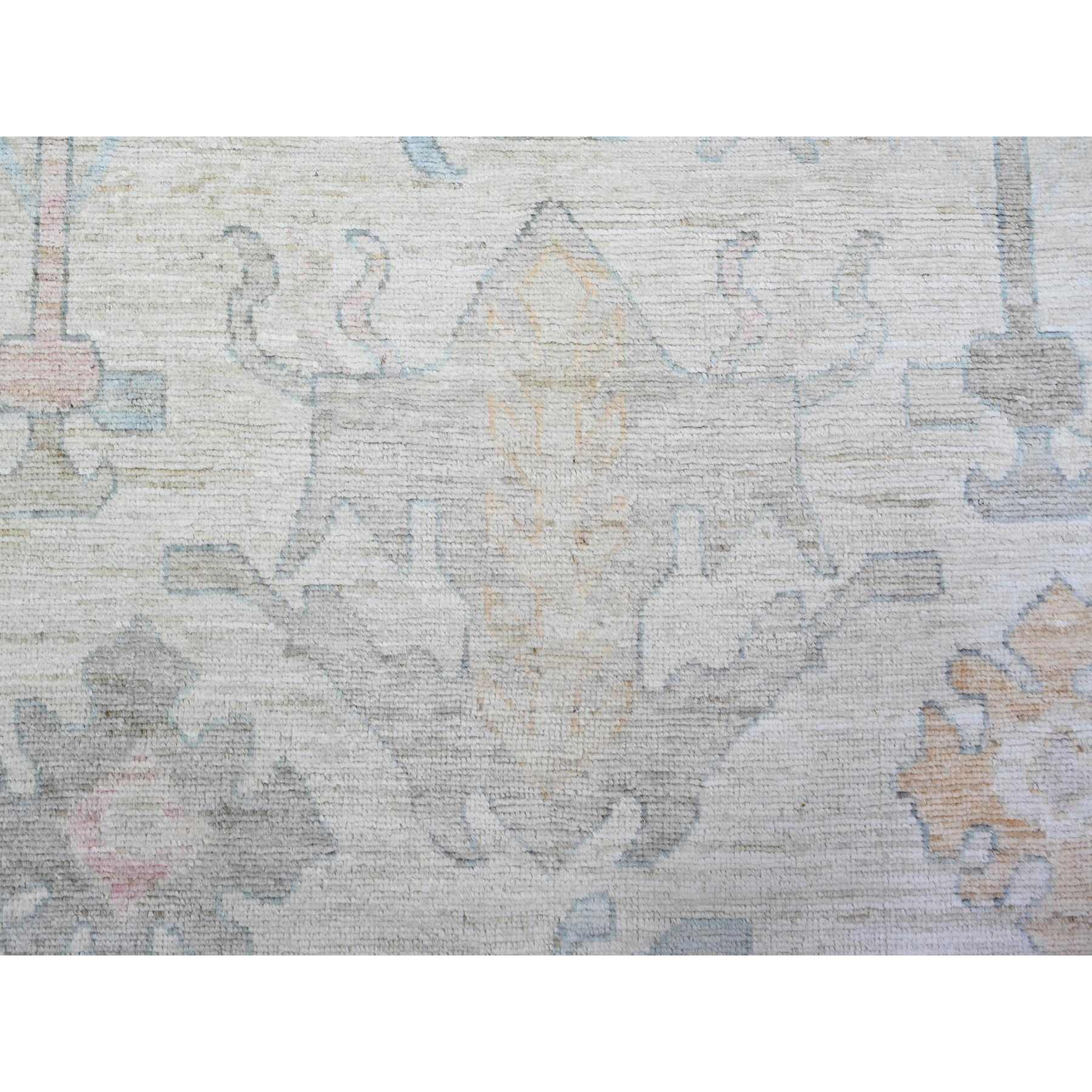 Oushak-And-Peshawar-Hand-Knotted-Rug-440905