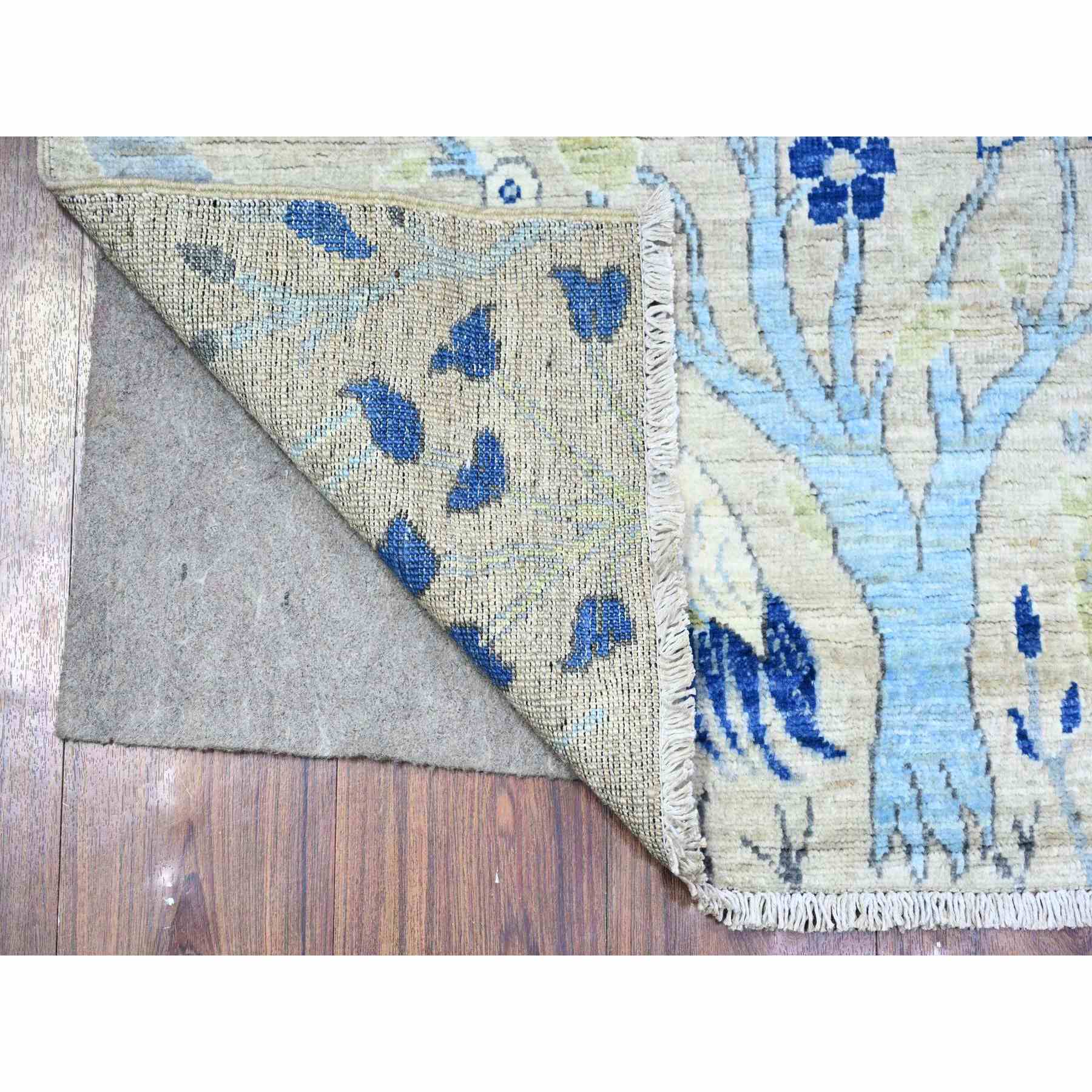 Oushak-And-Peshawar-Hand-Knotted-Rug-441110