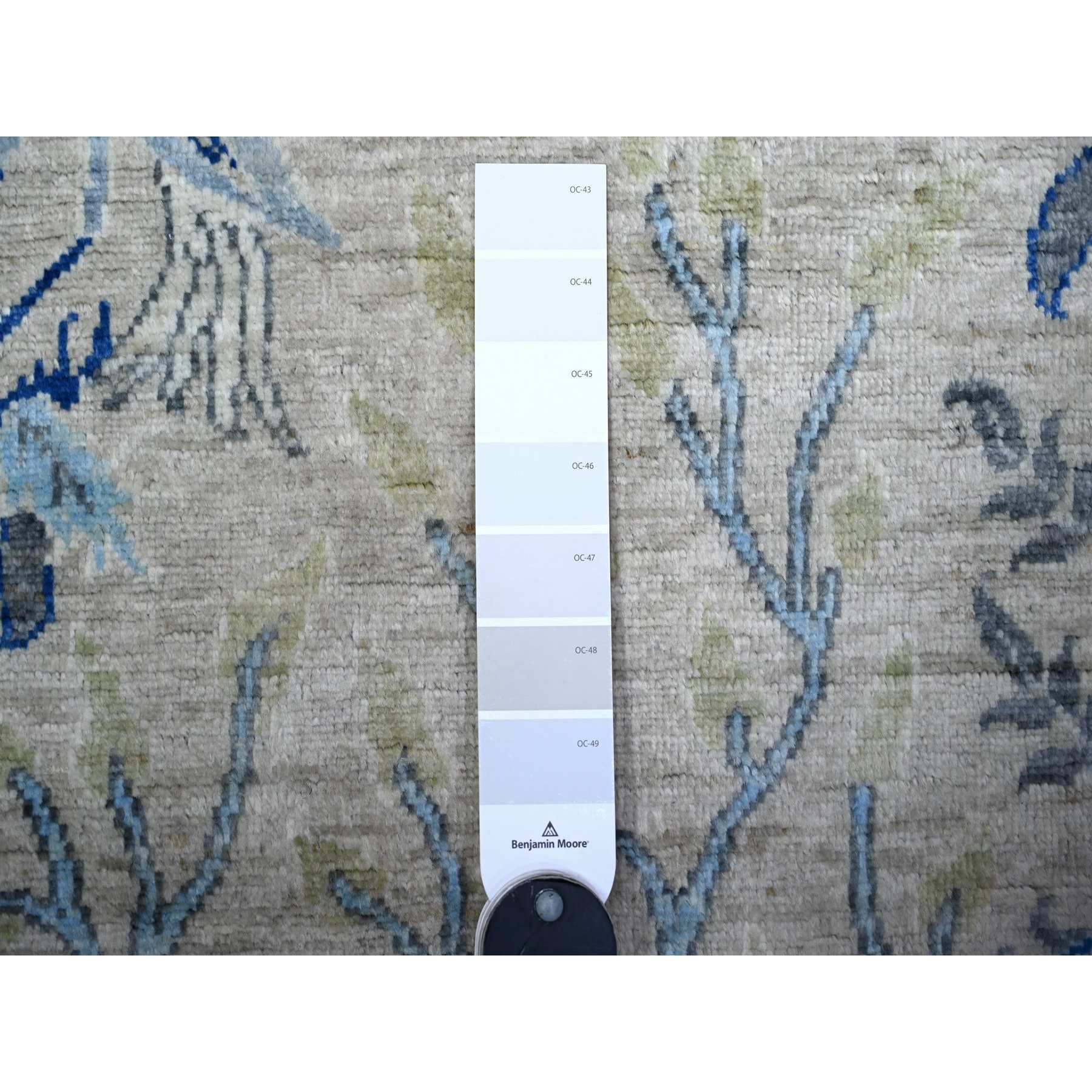 Oushak-And-Peshawar-Hand-Knotted-Rug-441110