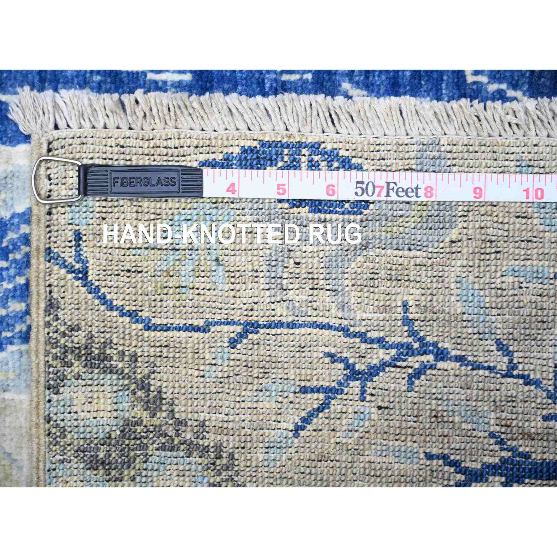 Oushak-And-Peshawar-Hand-Knotted-Rug-441110