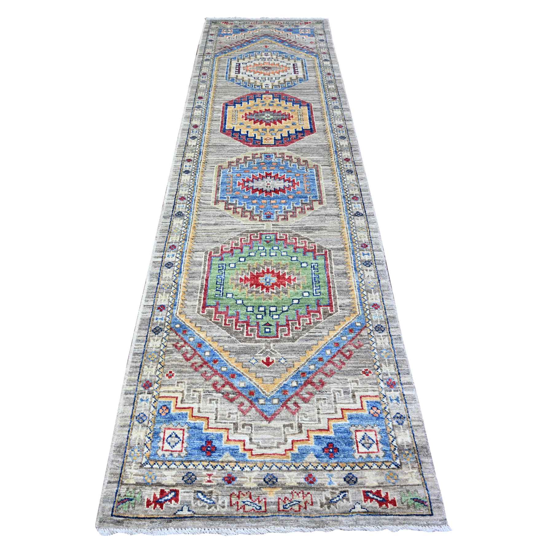 Oushak-And-Peshawar-Hand-Knotted-Rug-441210