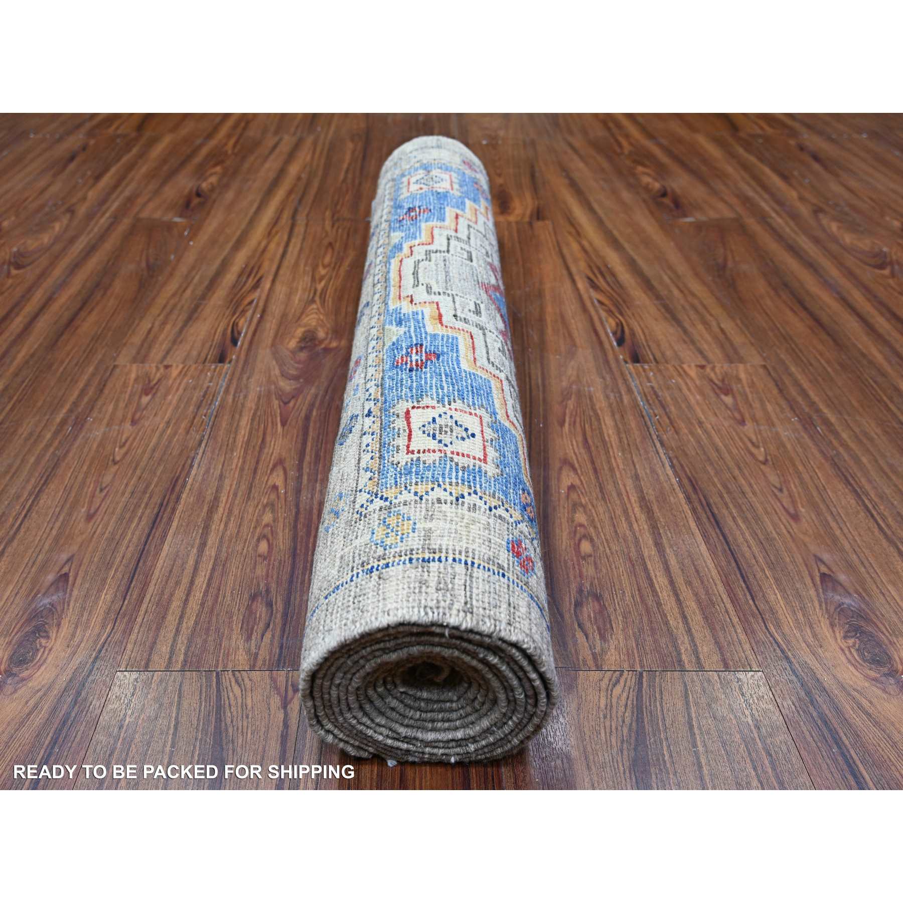 Oushak-And-Peshawar-Hand-Knotted-Rug-441210