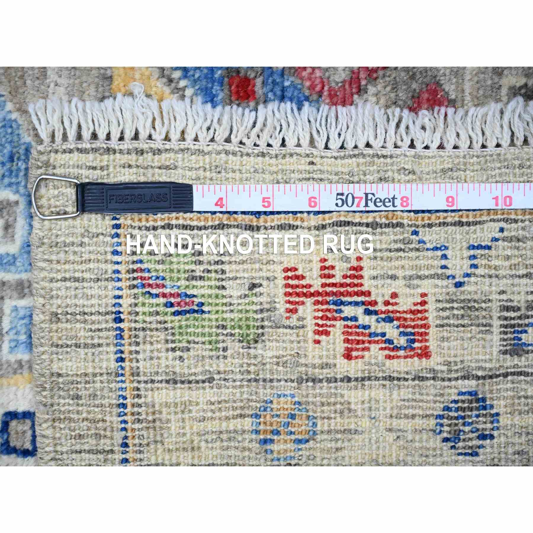 Oushak-And-Peshawar-Hand-Knotted-Rug-441210