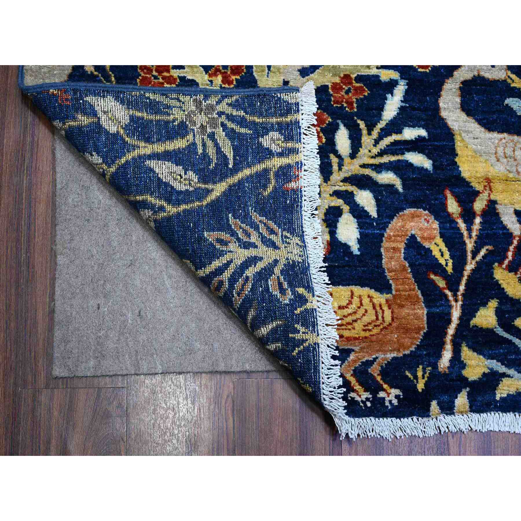 Oushak-And-Peshawar-Hand-Knotted-Rug-441545