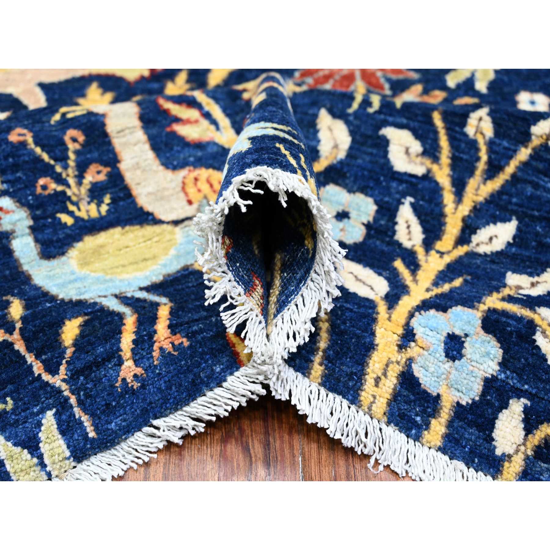 Oushak-And-Peshawar-Hand-Knotted-Rug-441545