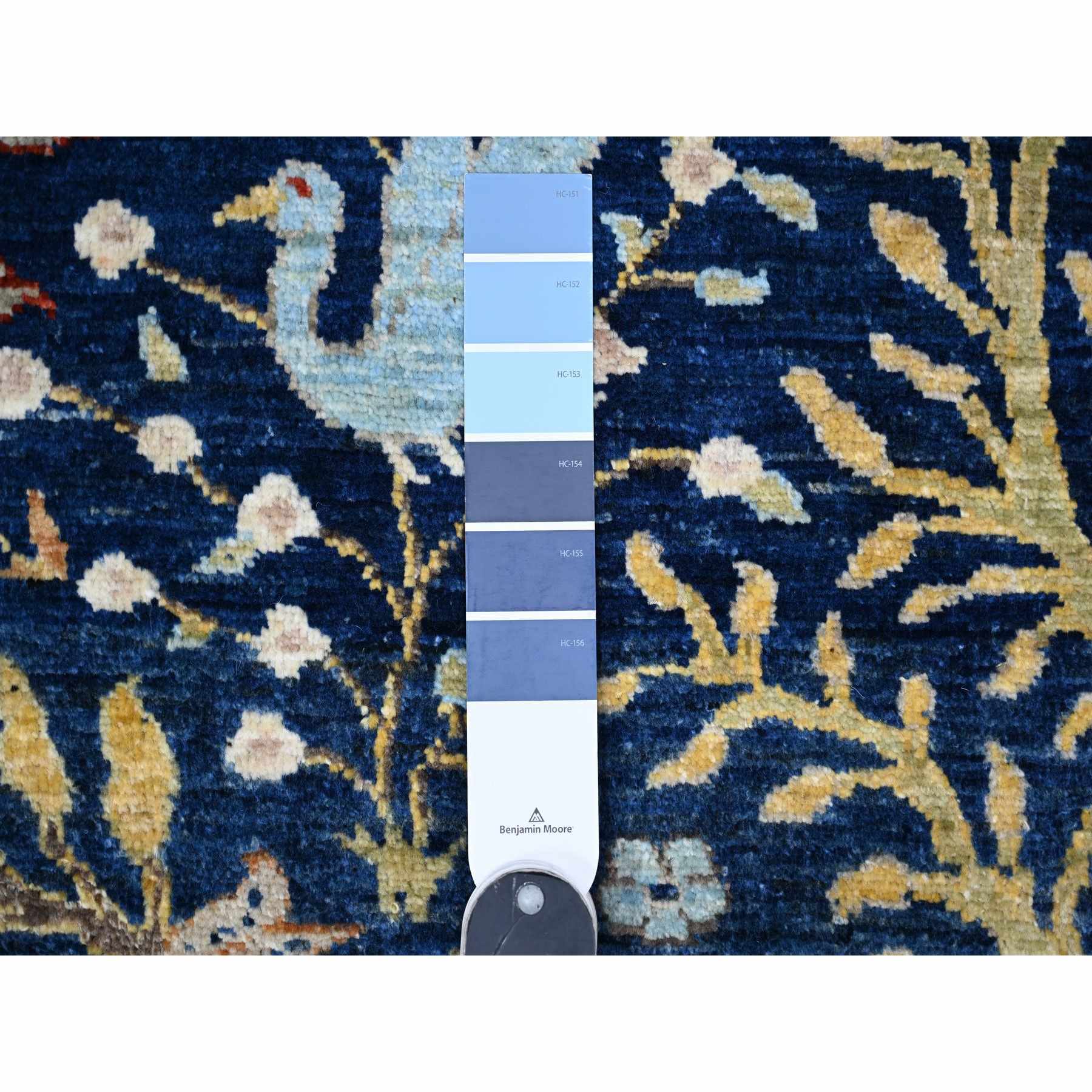 Oushak-And-Peshawar-Hand-Knotted-Rug-441545