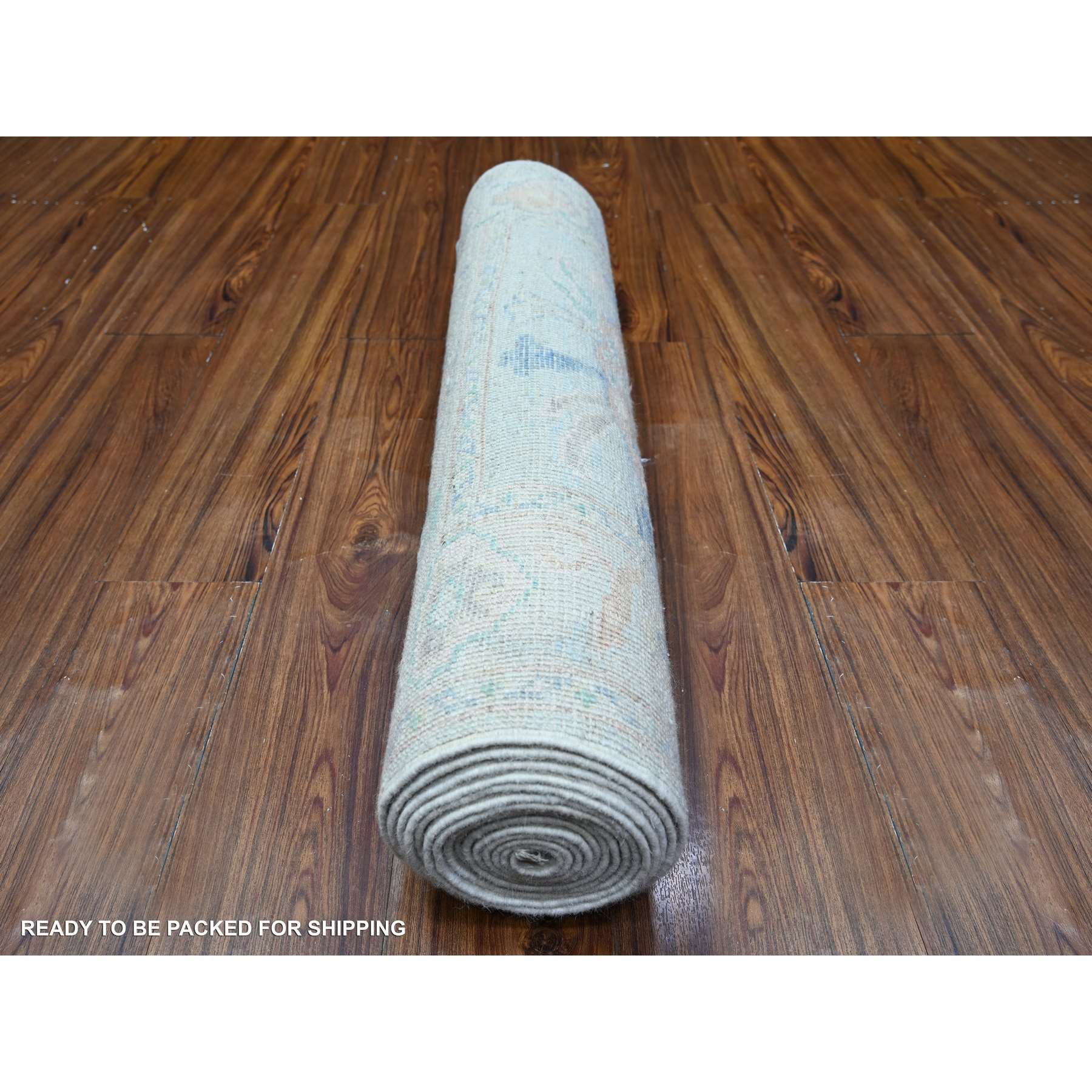 Oushak-And-Peshawar-Hand-Knotted-Rug-441735