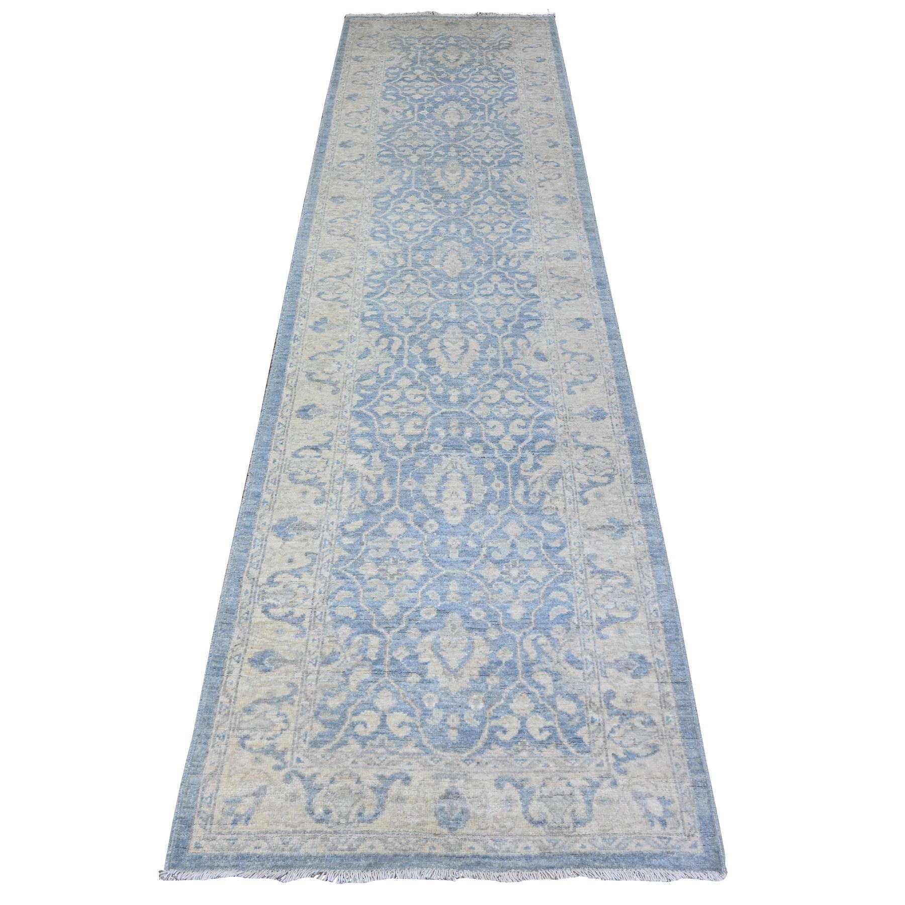 Oushak-And-Peshawar-Hand-Knotted-Rug-441770