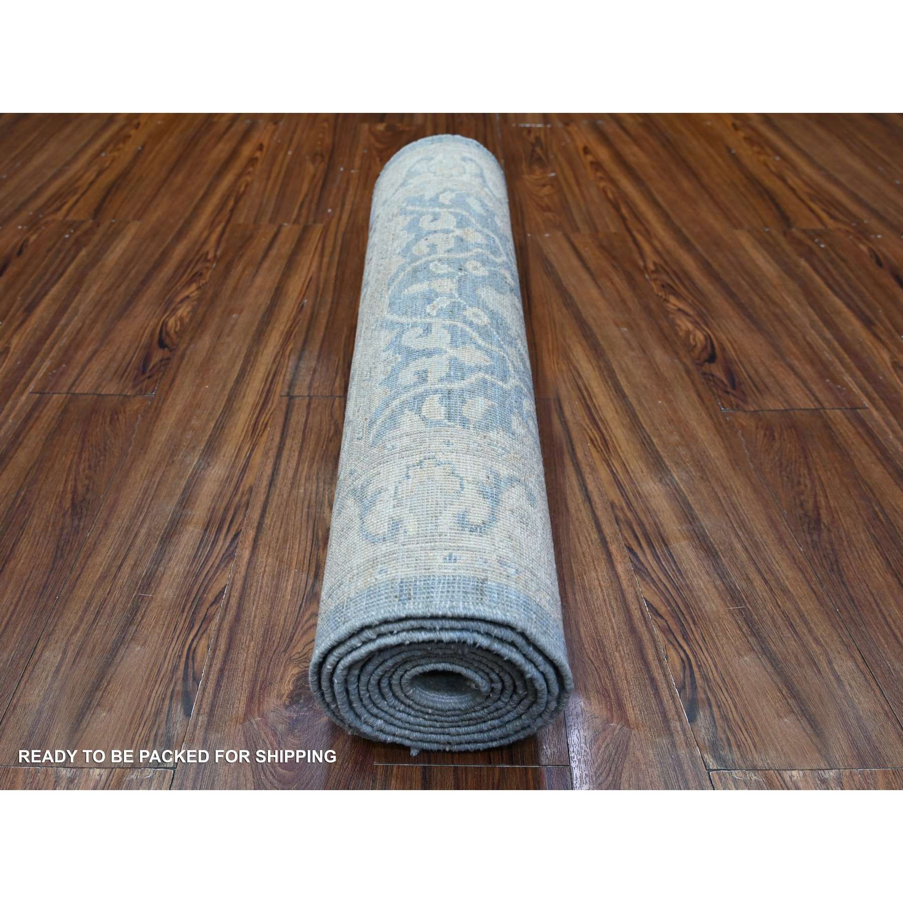 Oushak-And-Peshawar-Hand-Knotted-Rug-441770