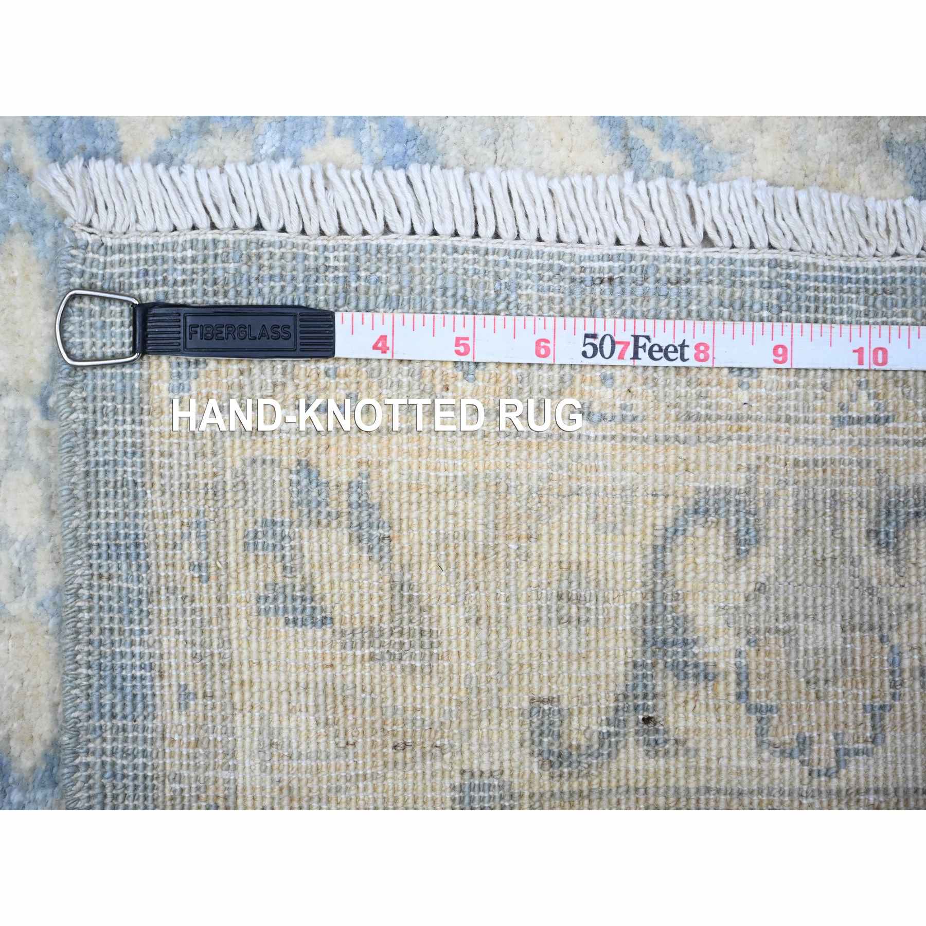 Oushak-And-Peshawar-Hand-Knotted-Rug-441770
