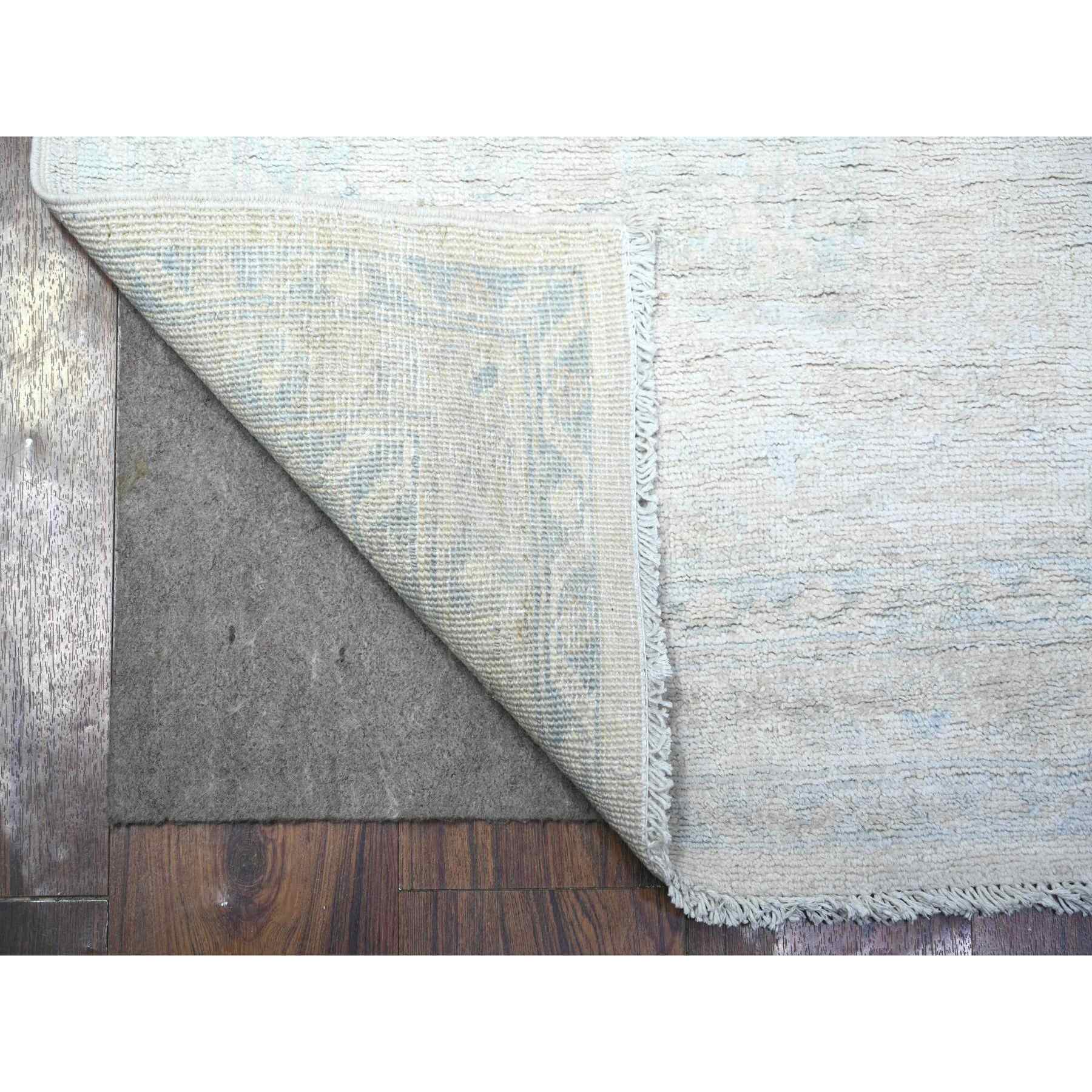 Oushak-And-Peshawar-Hand-Knotted-Rug-441785