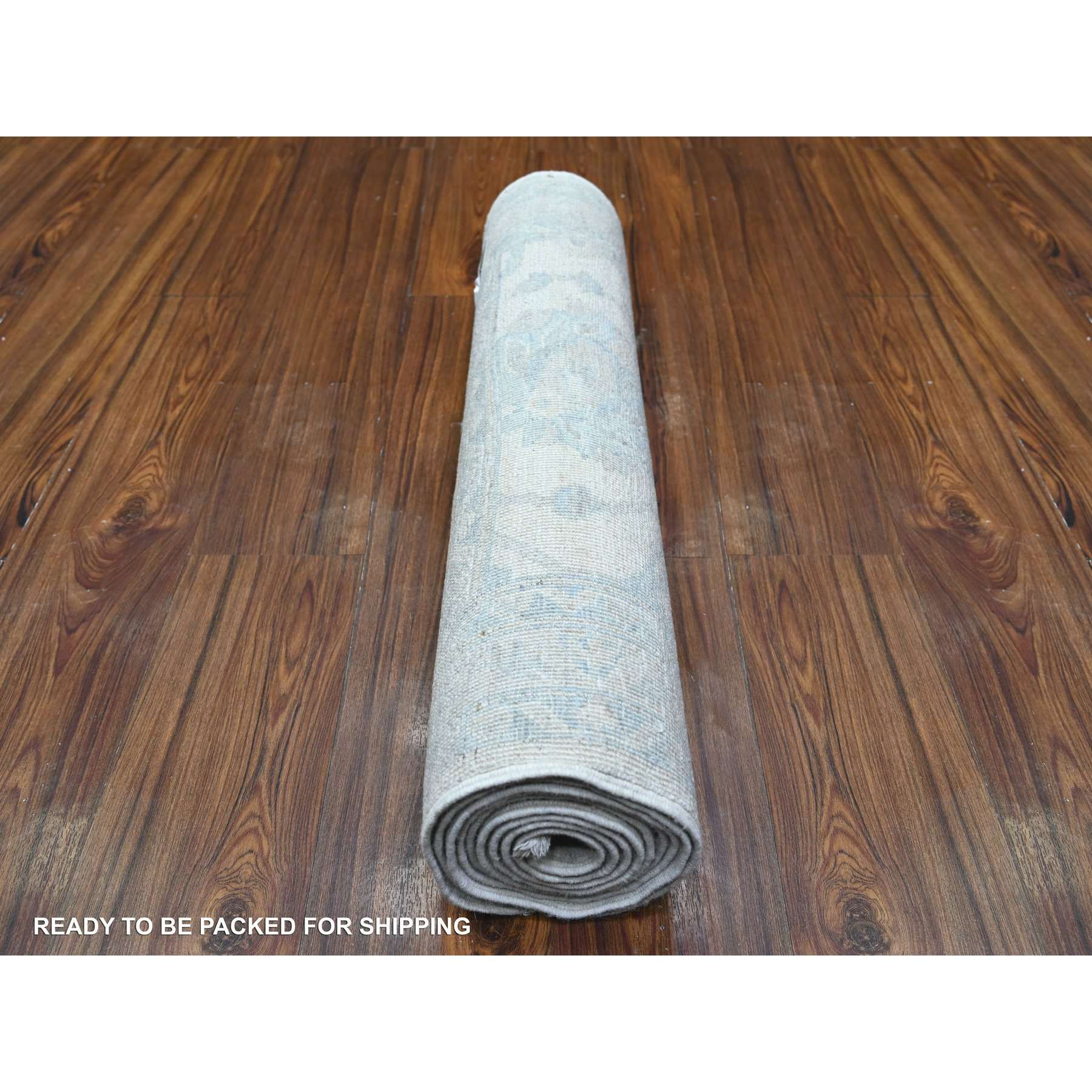 Oushak-And-Peshawar-Hand-Knotted-Rug-441785