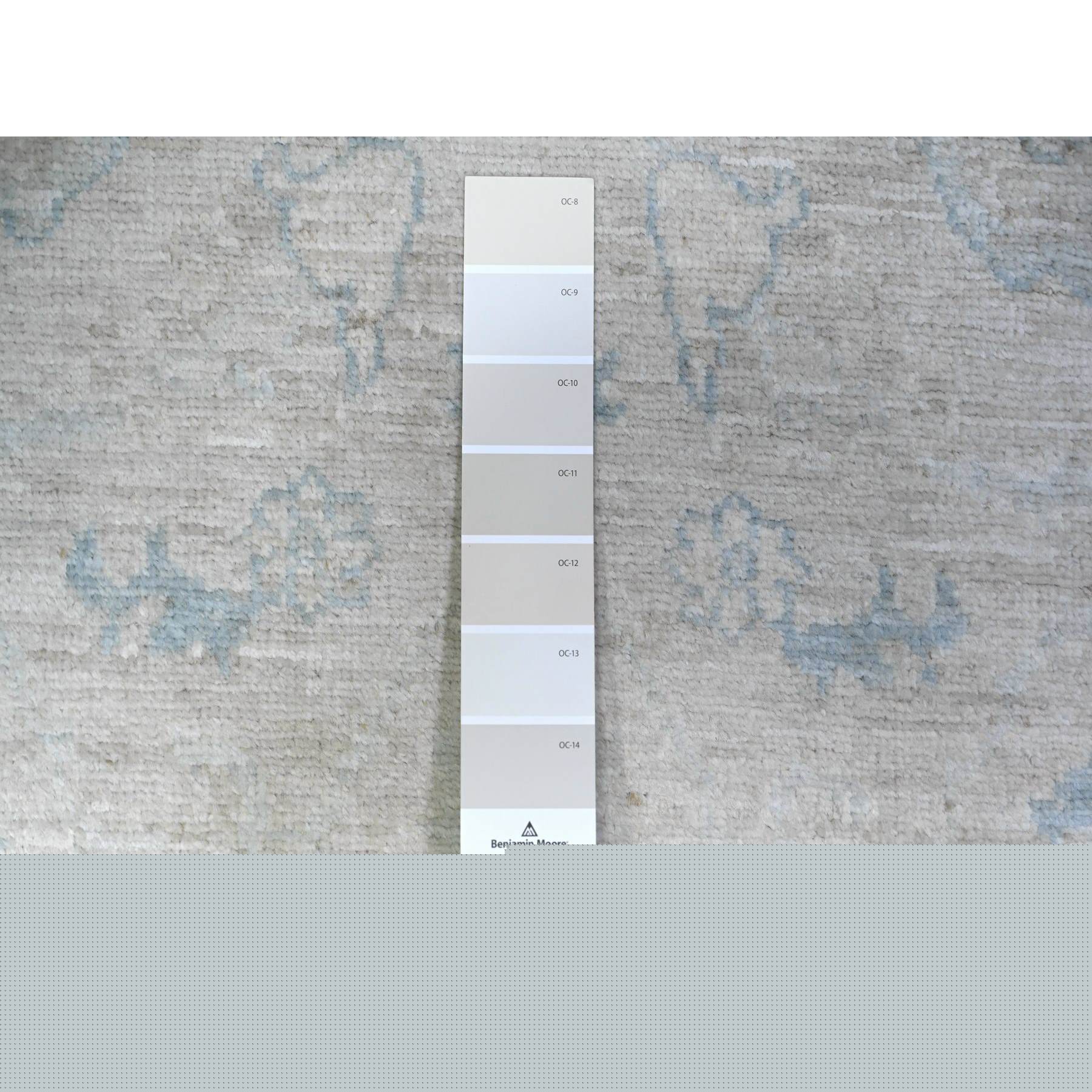 Oushak-And-Peshawar-Hand-Knotted-Rug-441795