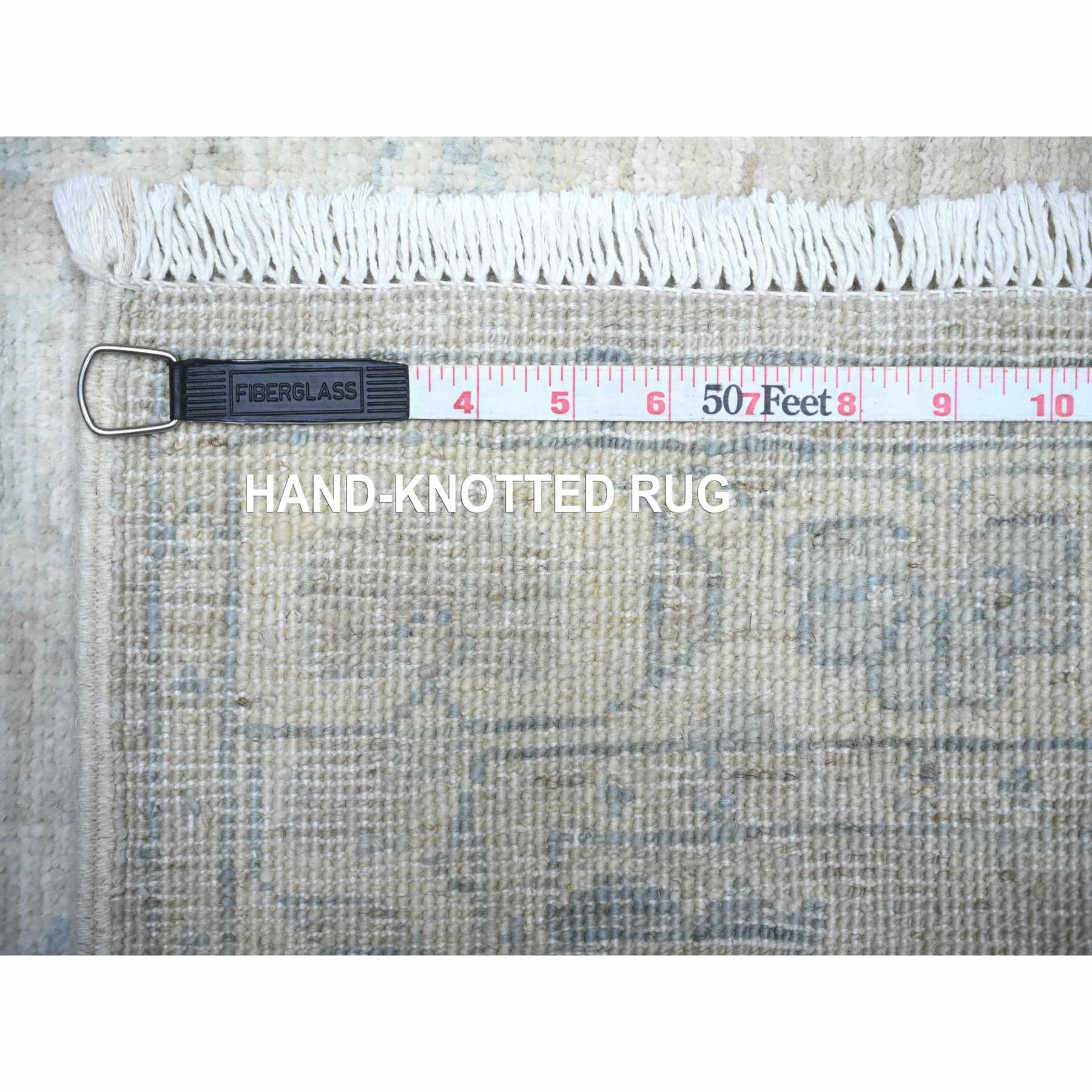 Oushak-And-Peshawar-Hand-Knotted-Rug-441795