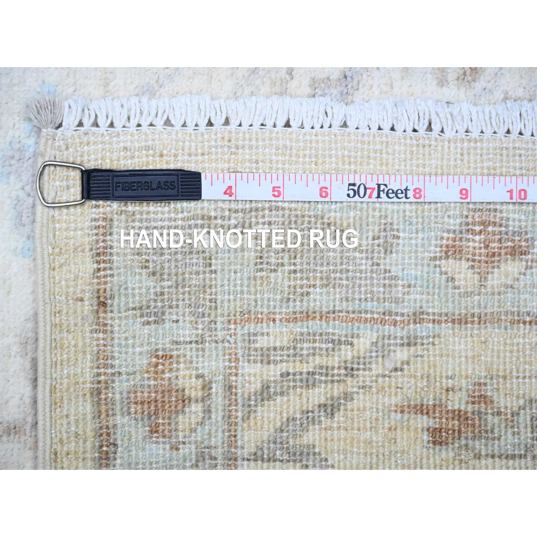 Oushak-And-Peshawar-Hand-Knotted-Rug-441800