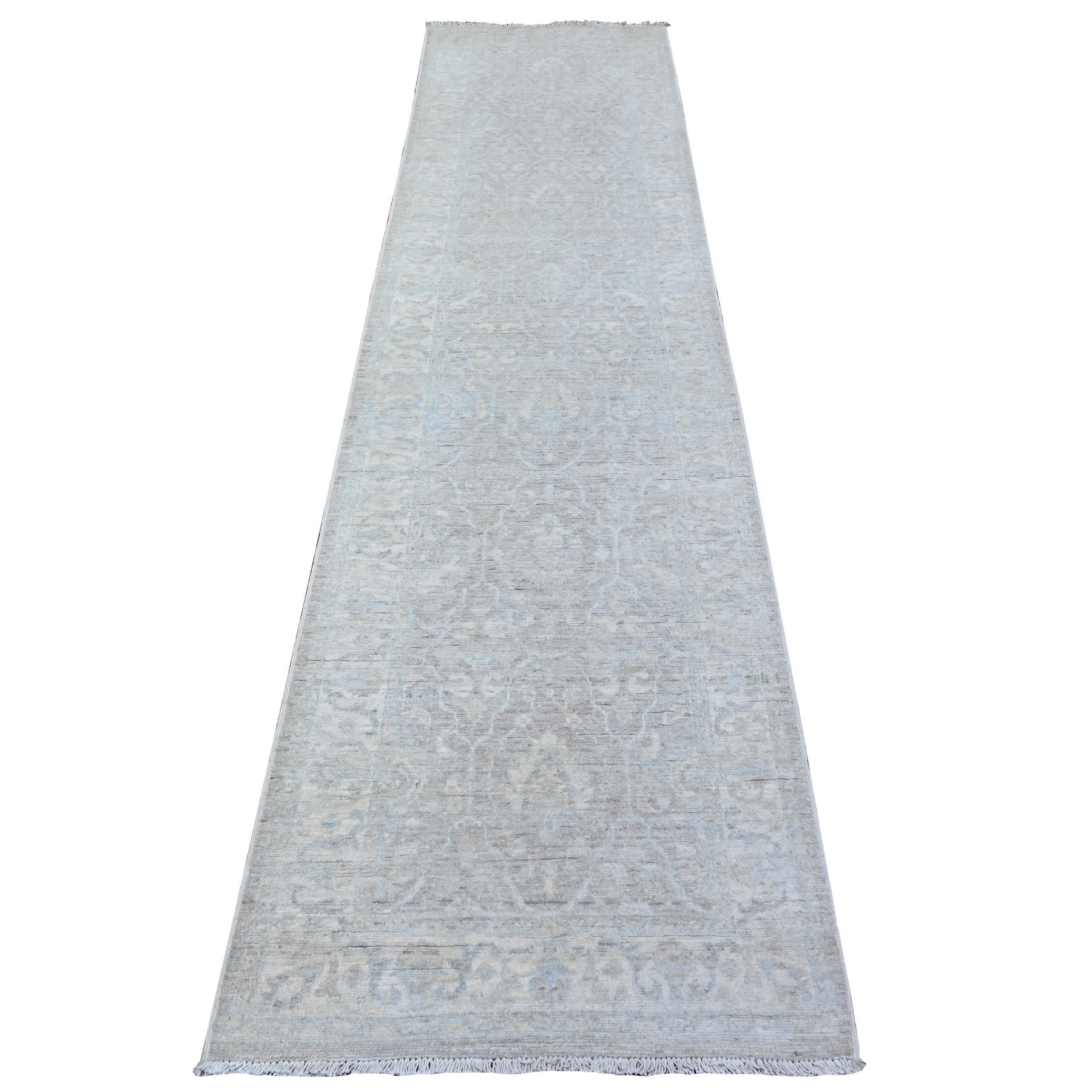 Oushak-And-Peshawar-Hand-Knotted-Rug-441805