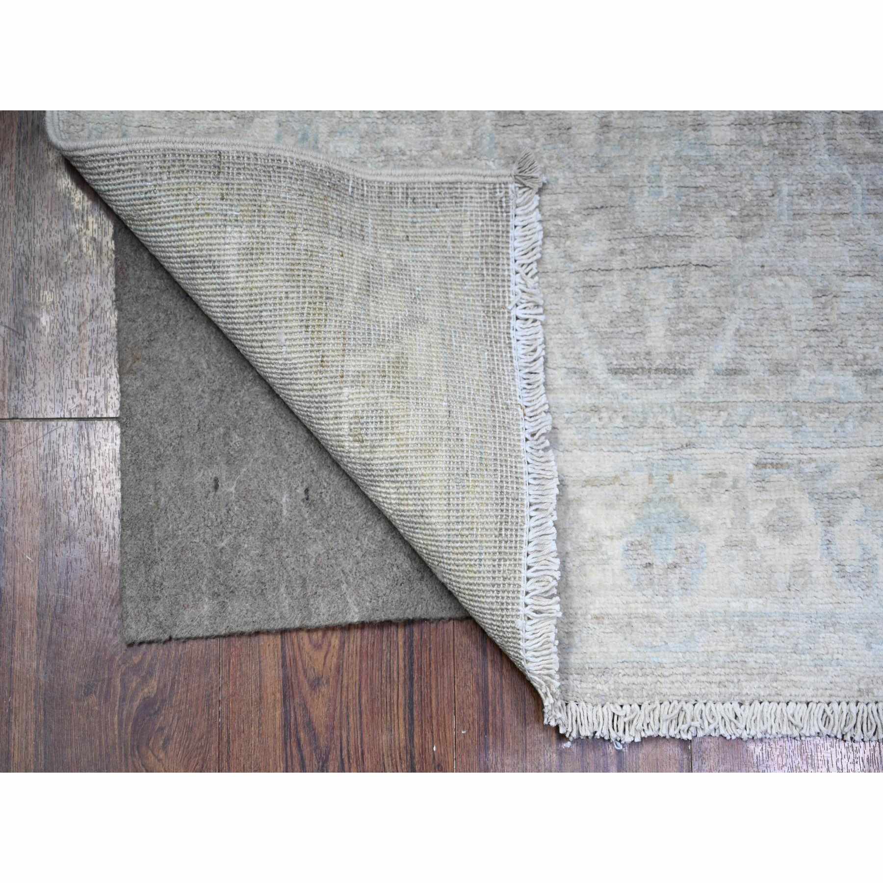 Oushak-And-Peshawar-Hand-Knotted-Rug-441805