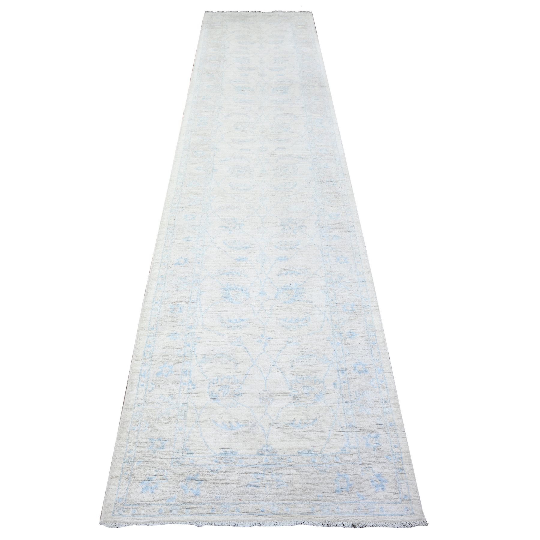 Oushak-And-Peshawar-Hand-Knotted-Rug-441810