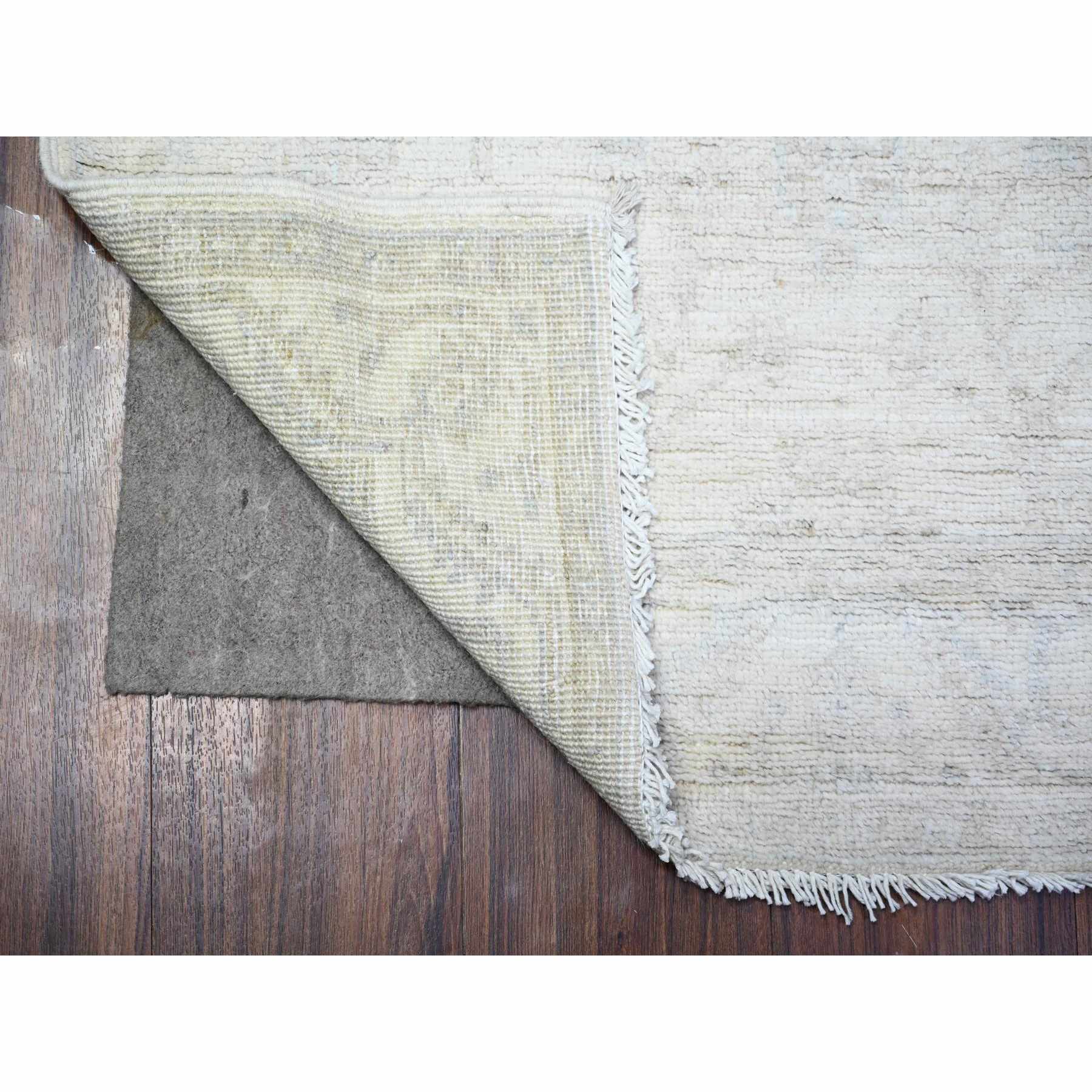 Oushak-And-Peshawar-Hand-Knotted-Rug-441815