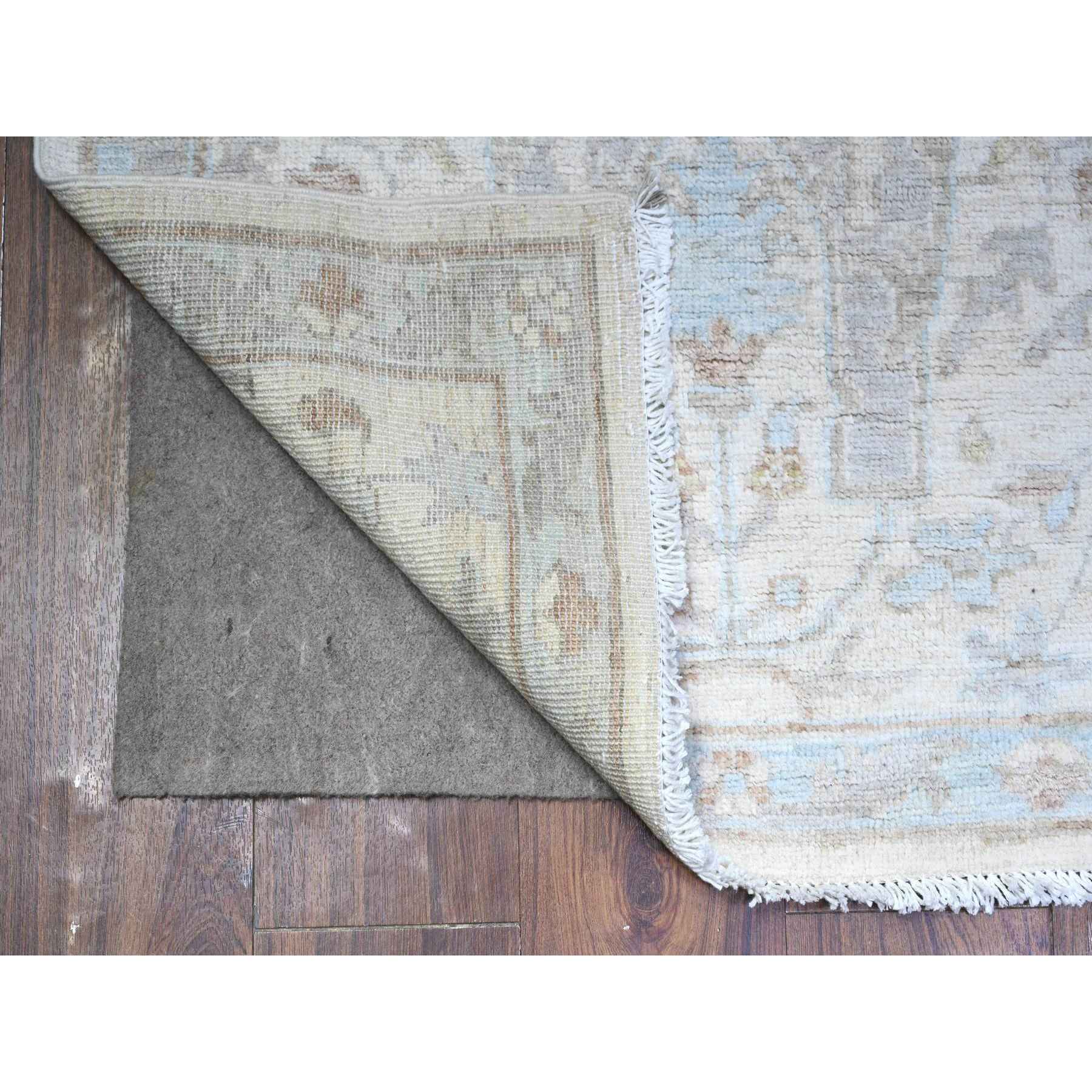 Oushak-And-Peshawar-Hand-Knotted-Rug-441820