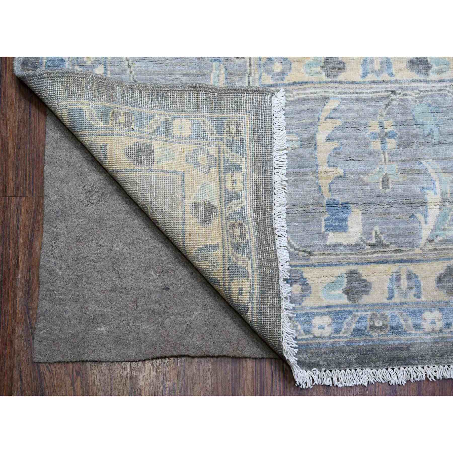 Oushak-And-Peshawar-Hand-Knotted-Rug-441925