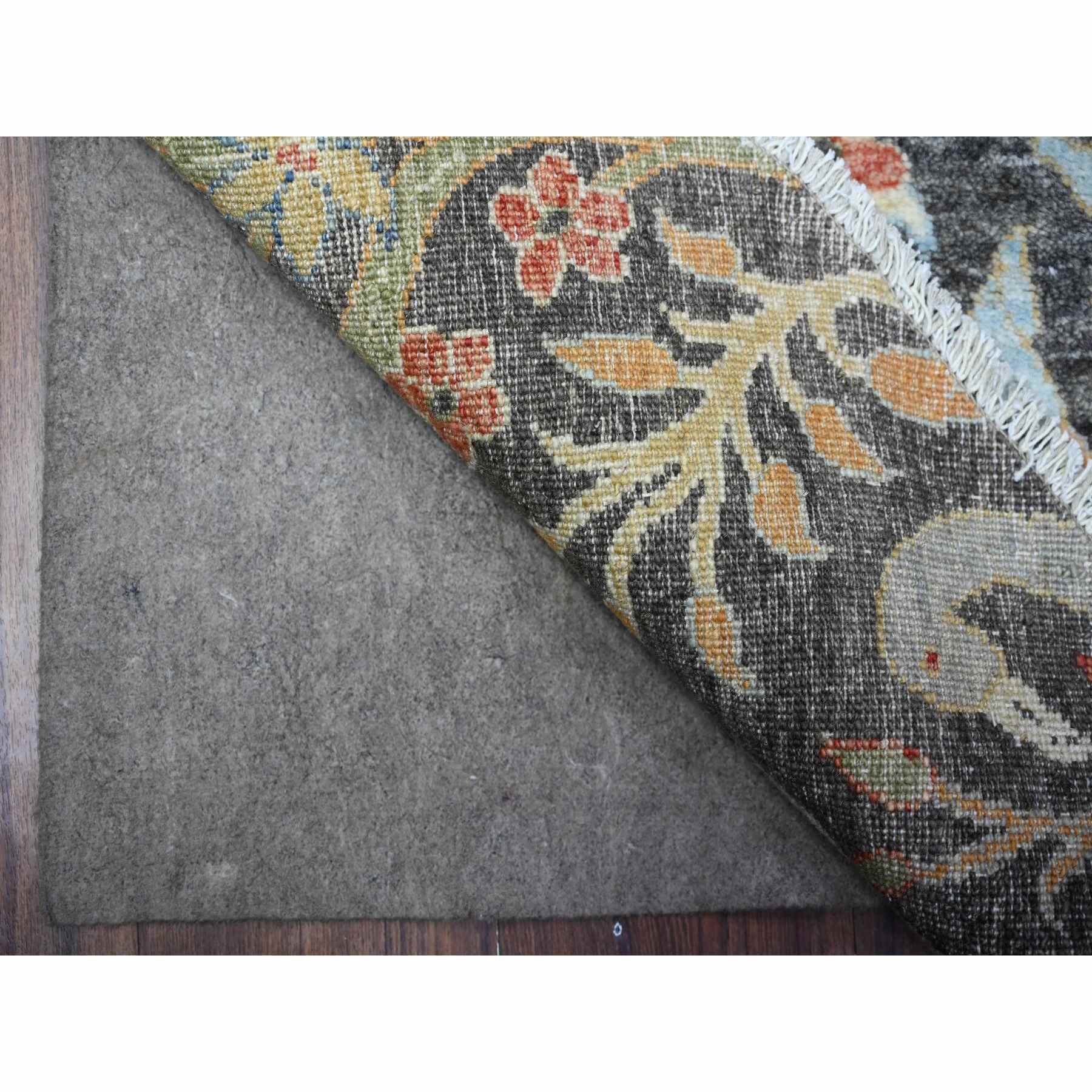 Oushak-And-Peshawar-Hand-Knotted-Rug-442070